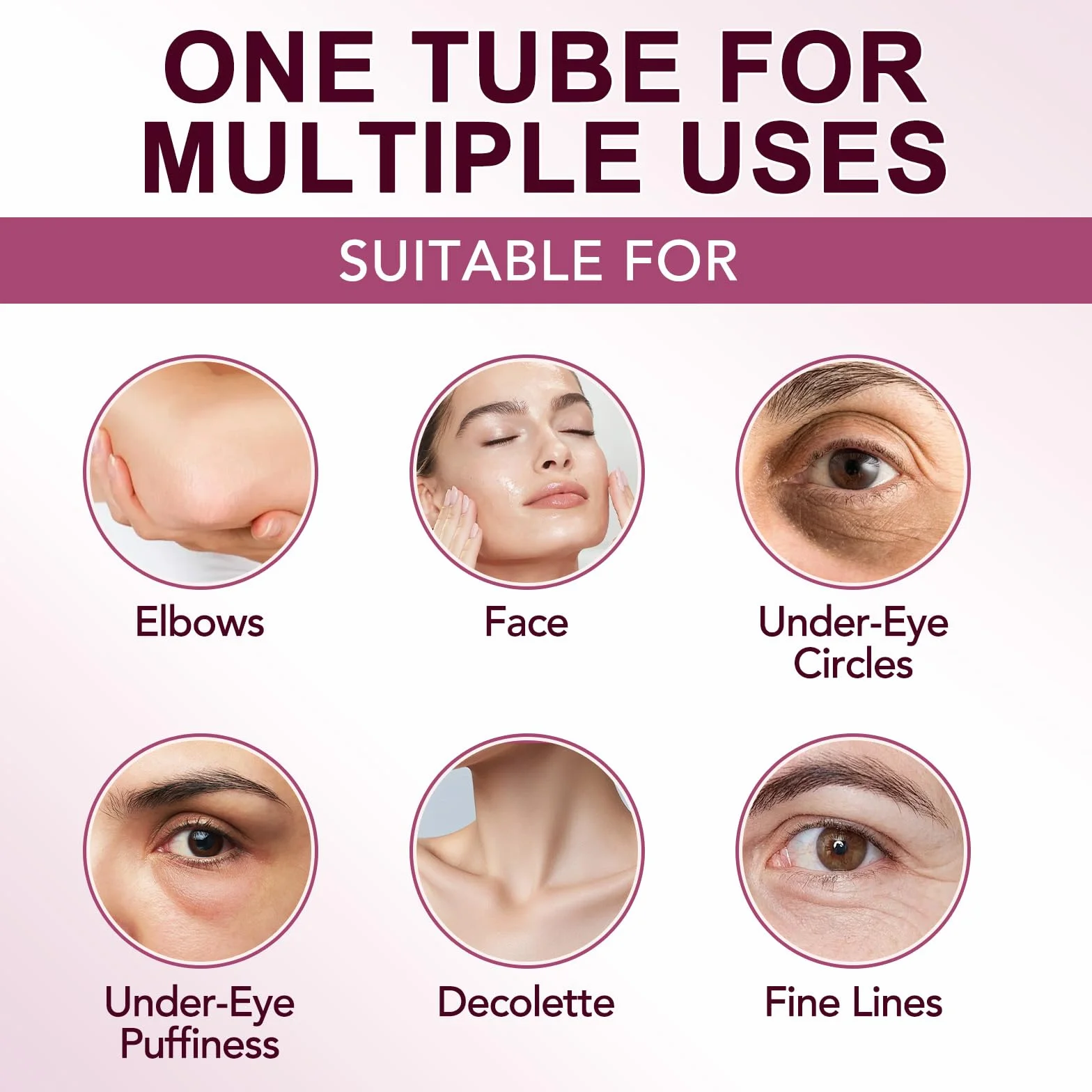 Calcium Multi Balm, Calcium Volume Multi Balm, Arricchito Con Collagene, Cura Idratante, Supporta Forza E Elasticità, Schiarisce La Pelle E Rivitalizzante, Per Occhi, Collo E