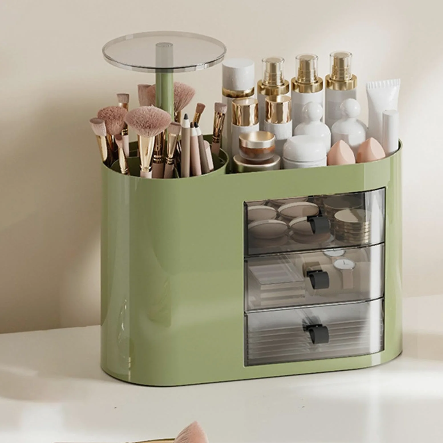 Organizer Per Trucchi Da Tavolo Organizzazione Vanità | Portacosmetici Organizer Scrivania Per Trucco Per Rossetti Cura Della Pelle Articoli Da Toeletta Casa Cassettiera Scrivania