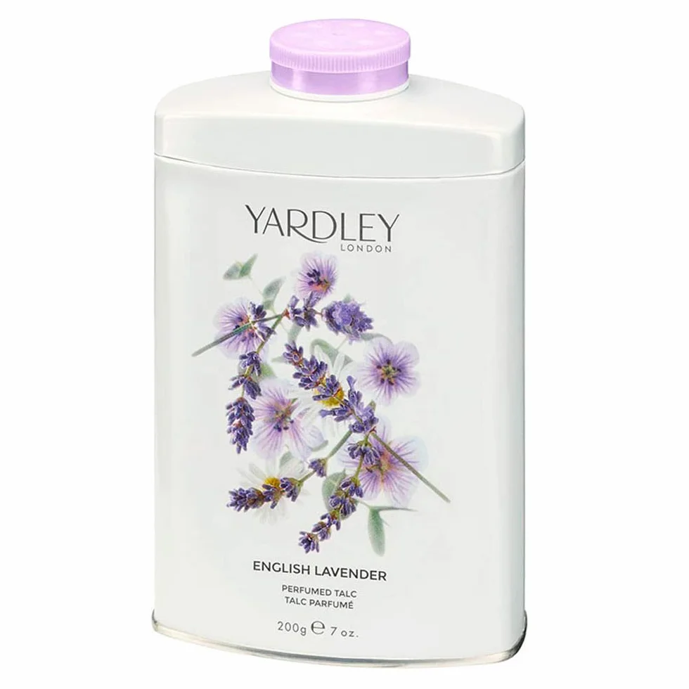Yardley London English Lavender Tin Talc 200g