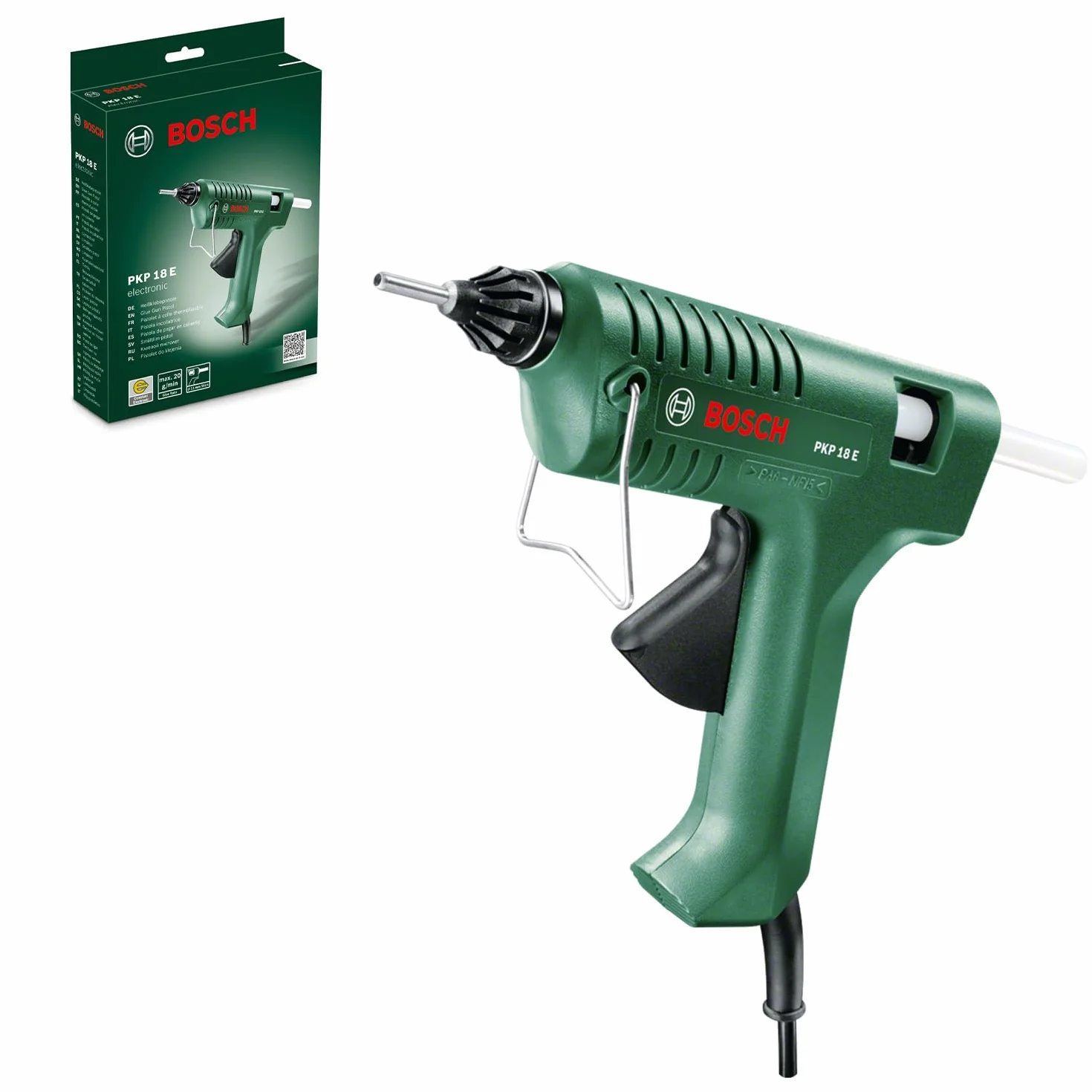 Bosch PKP 18 E pistola incollatrice 240 V colla a fusione ugello extra-lungo
