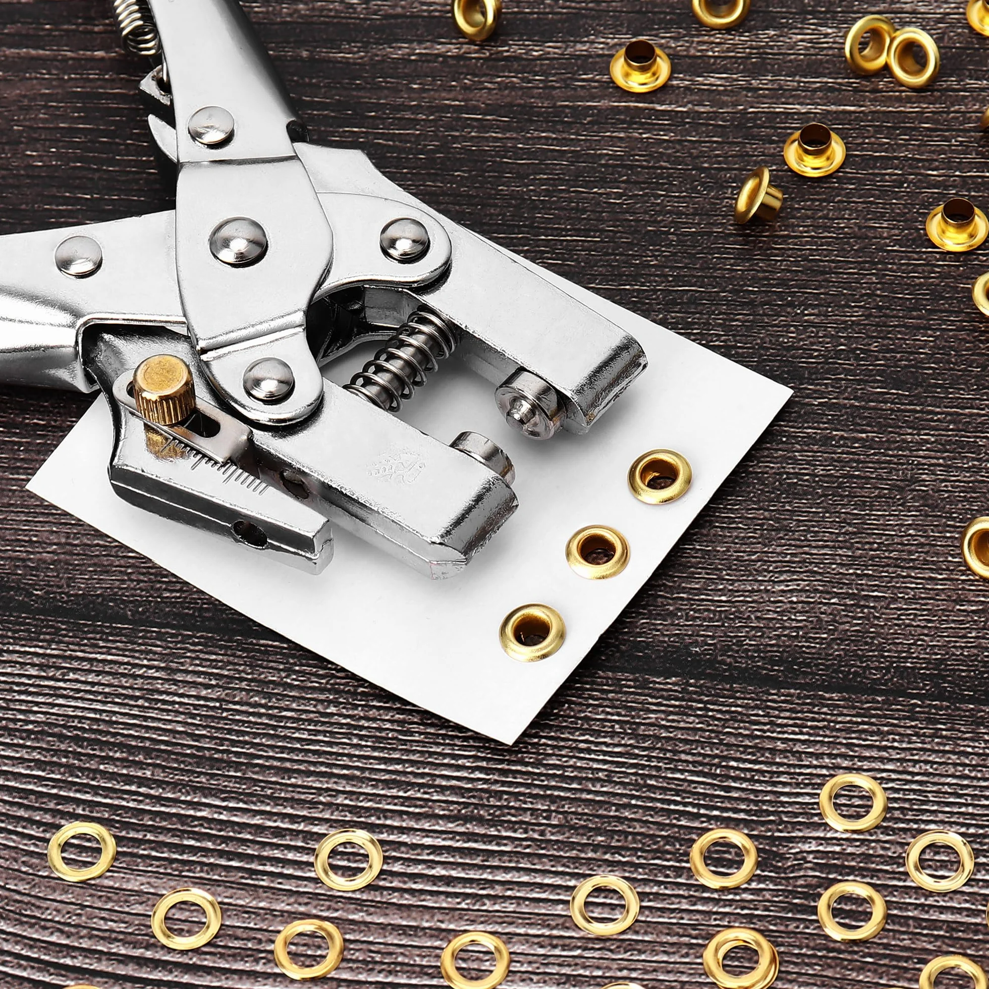 Pinza Per Occhielli 5mm Con Occhielli Metallici Per Pelle Carta Cintura