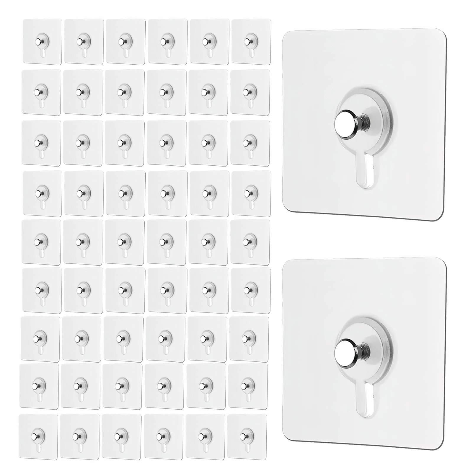 Ganci Adesivi per Quadri 50 Pezzi Senza Chiodi per Foto Dipinti