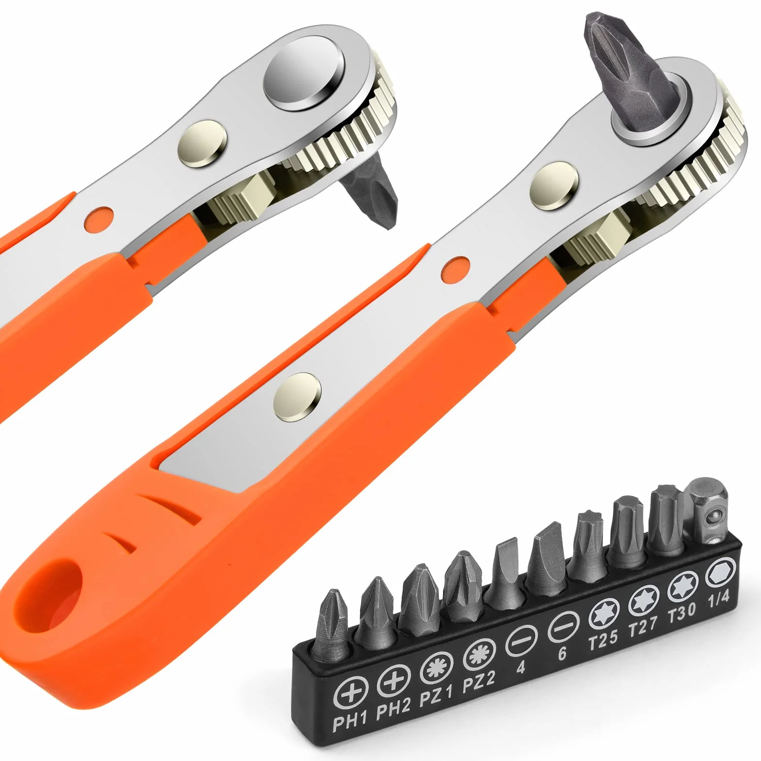 Mini chiave a cricchetto OSDUE, cacciavite magnetico Phillips ad angolo retto 1/4" ad alta coppia