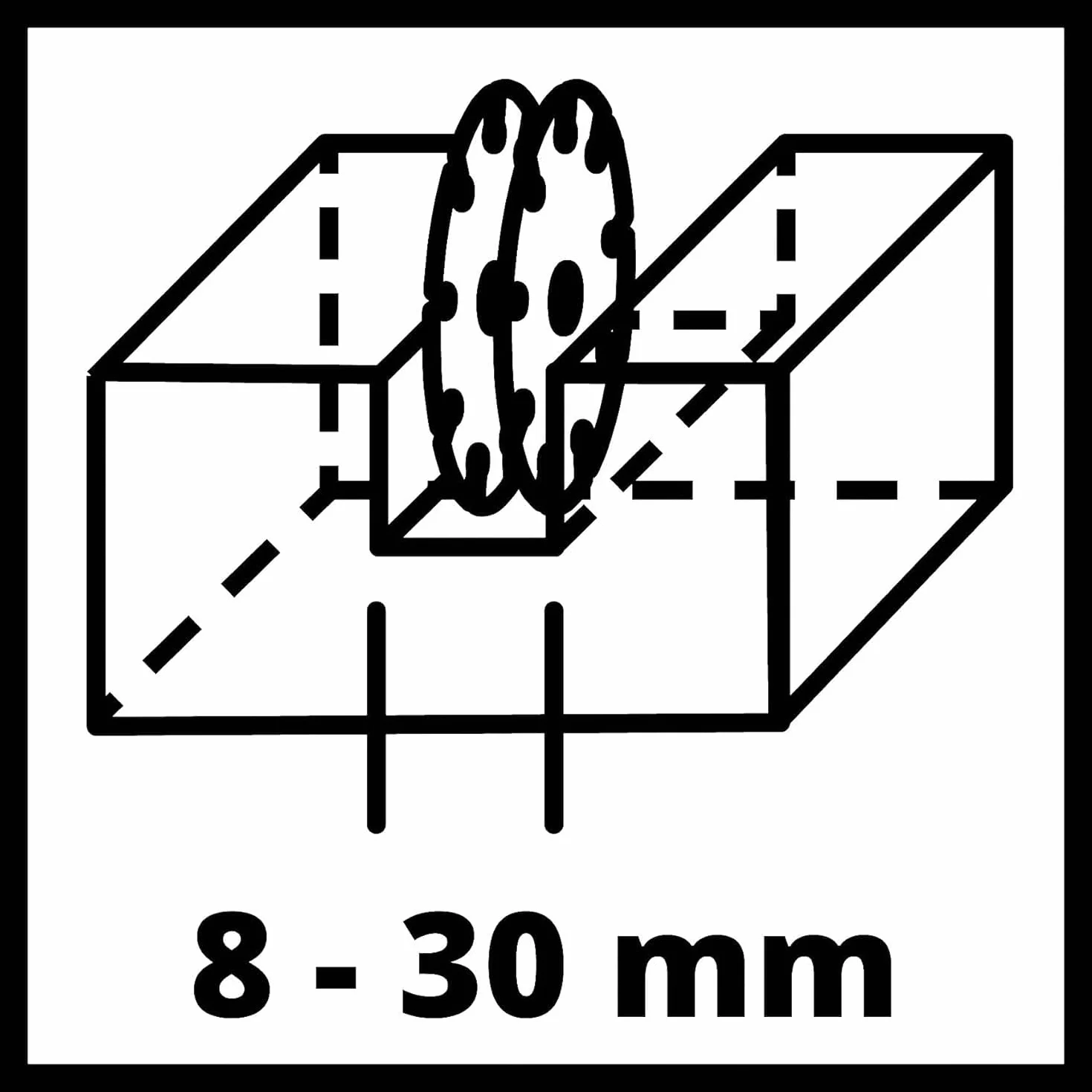 Einhell TE-MA 1500 Fresa a muro 1500 Watt regolazione continua profondità fresatura larghezza taglio avvio morbido custodia 2 dischi