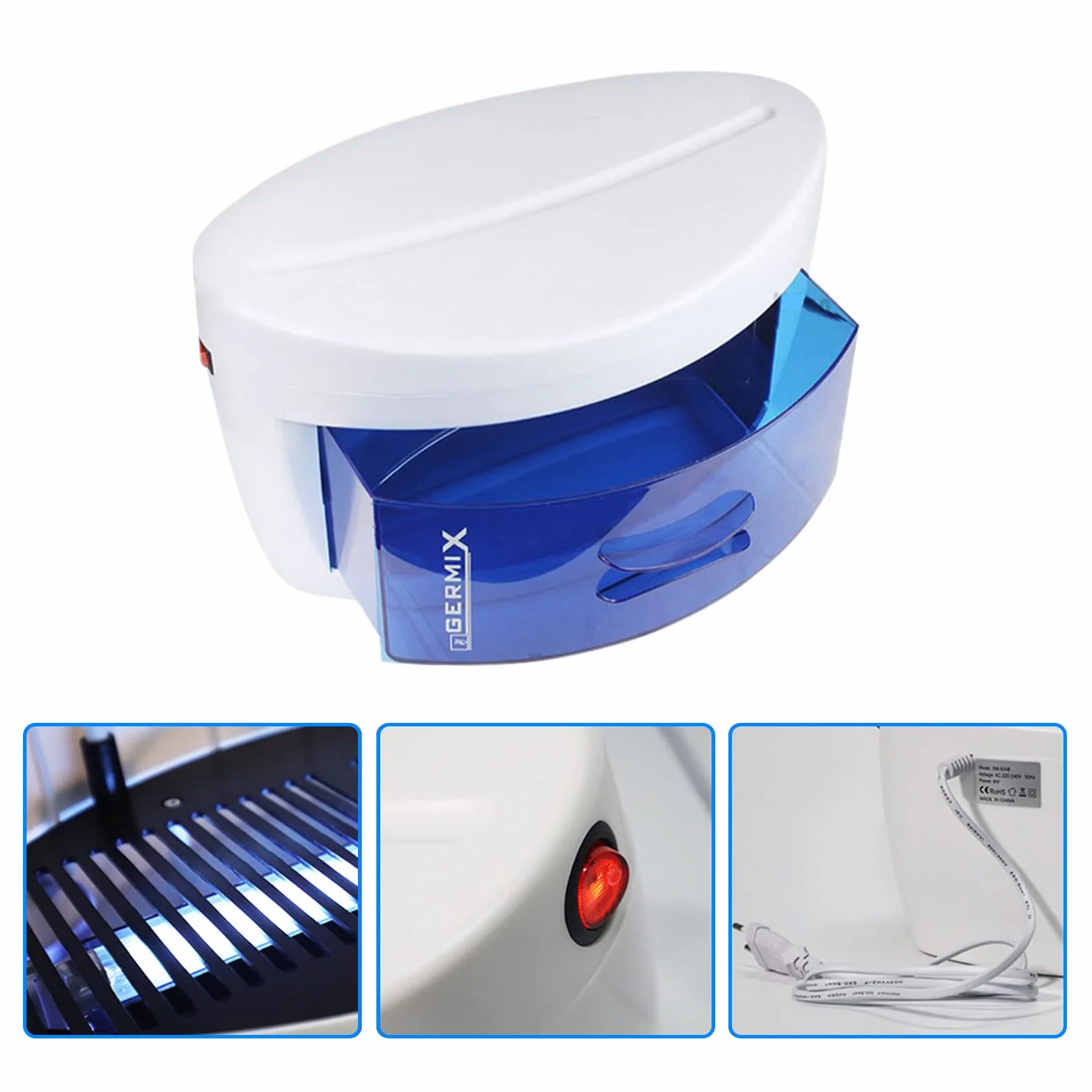 Scatola Professionale Dello Sterilizzatore Arte Chiodo, Strumento Alta Temperatura Dello Sterilizzatore Arte Chiodo Gabinetto Disinfezione Dell'Ozono Uv Macchina Disinfezione Dello Strumento Manicure