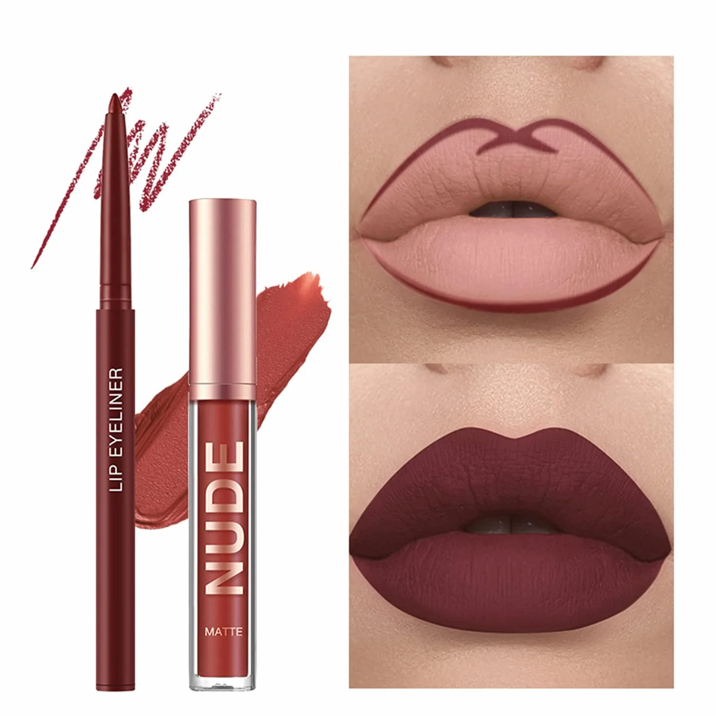 12 Pz Matita Labbra Matte E Set Di Rossetto 24 Ore Nudi Impermeabile Bellezza Trucco Kit Lipgloss Liptints Per Le Donne Matita Rossetto Lifter Regali