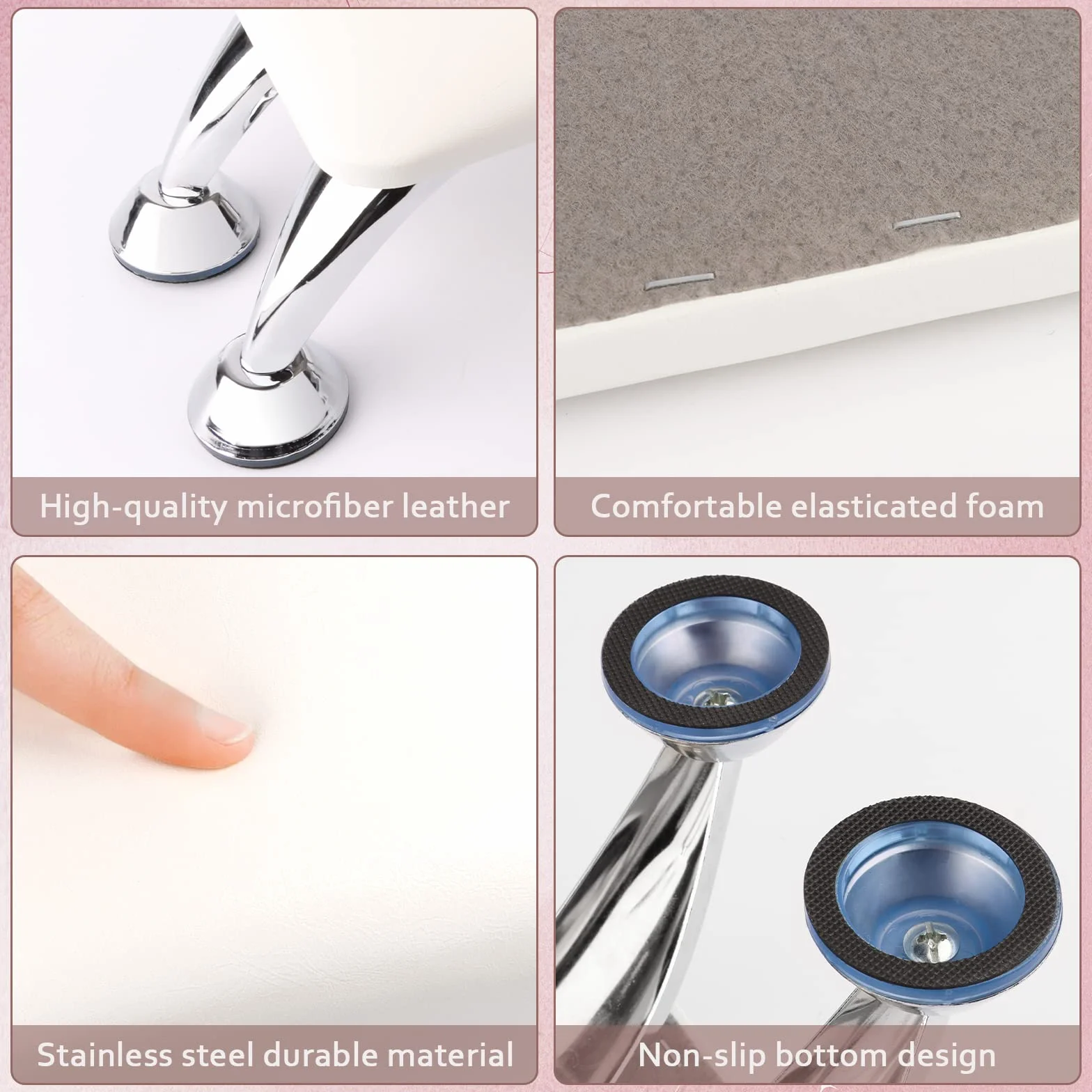 talifoca Poggiamano Per Unghie,Cuscino per le Mani per Braccioli per Unghie,Antiscivolo Poggiamano Supporto per Manicure,Cuscino per Poggia Poggiamano Per Manicure