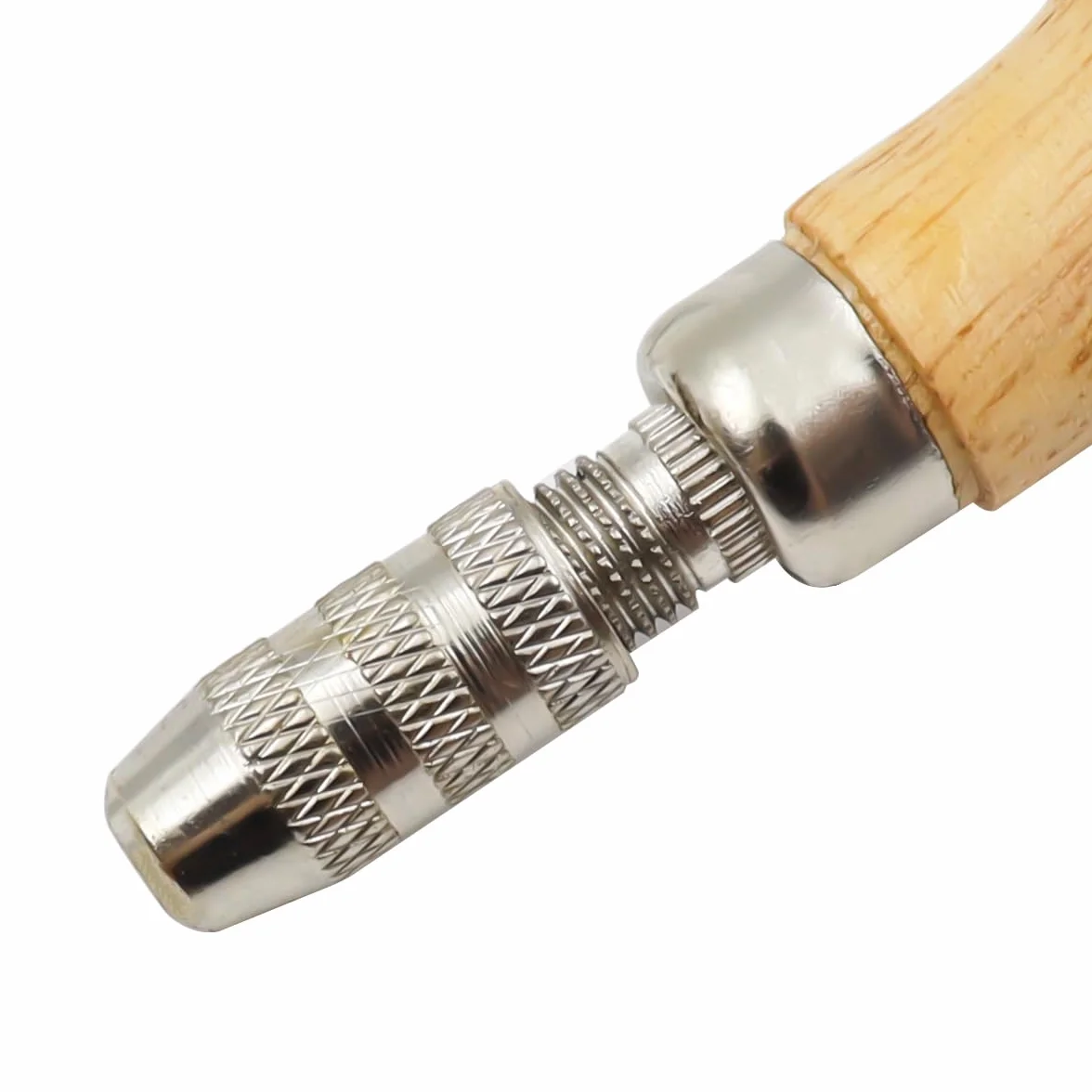 Mandrino a Mano in Legno con Morsa a Perno, Trapano a Mano per Sostituzione Graver con Pietra Diamantata