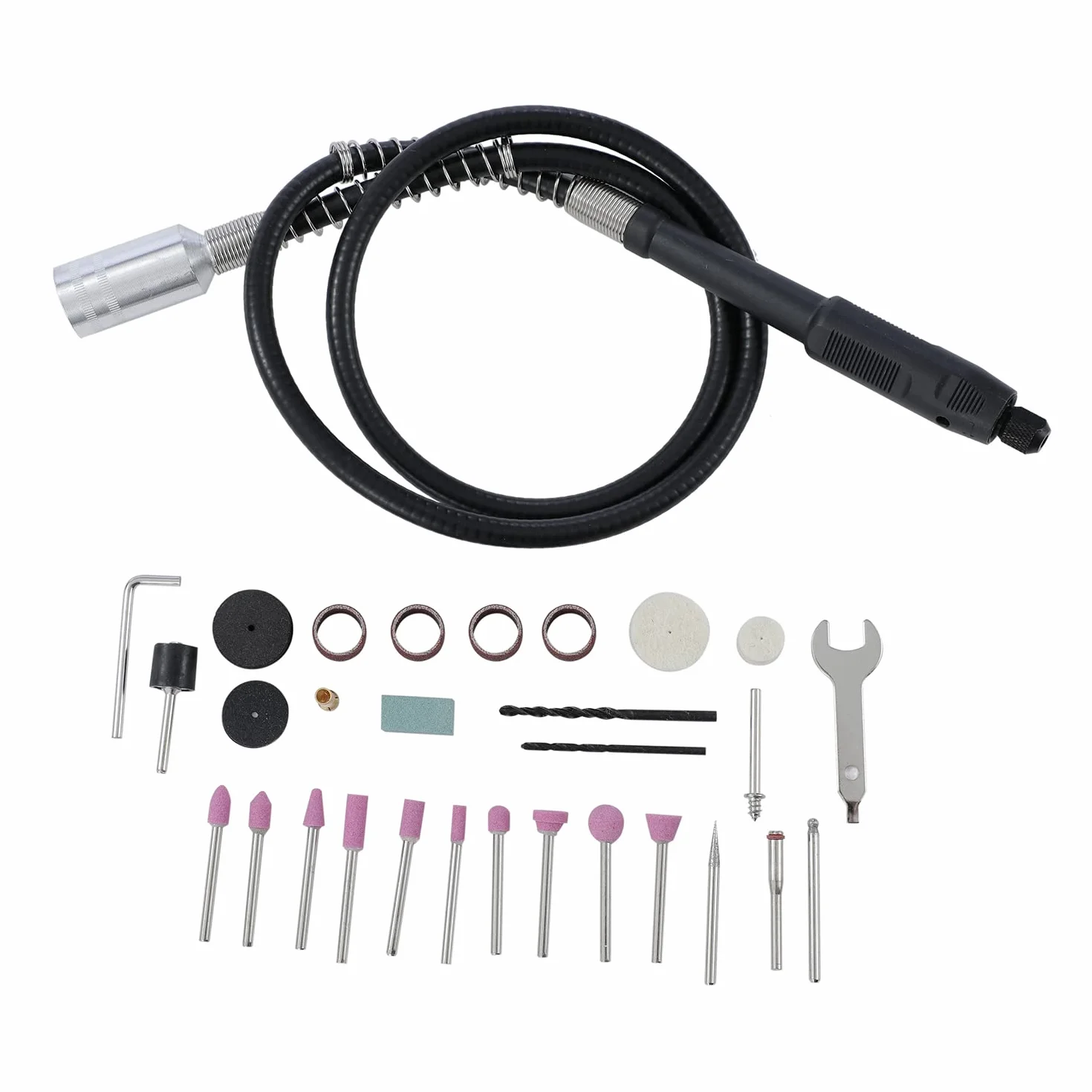 Merry Tools HK 135W Mini Smerigliatrice Elettrica Lucidante con Asta Flessibile