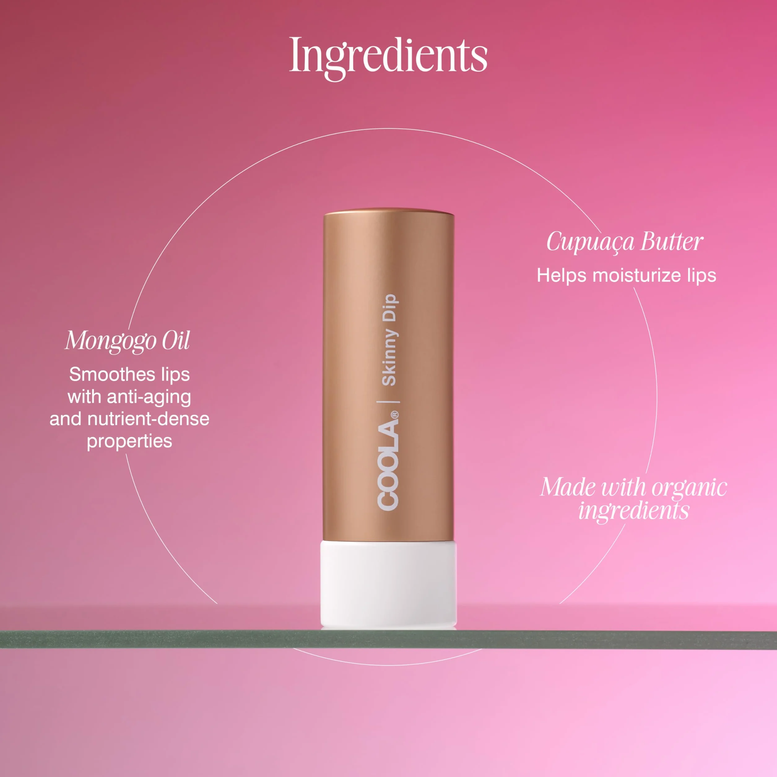 COOLA Sheer Mineral Liplux Sunscreen SPF 30 - Skinny Dip (4.2 g)