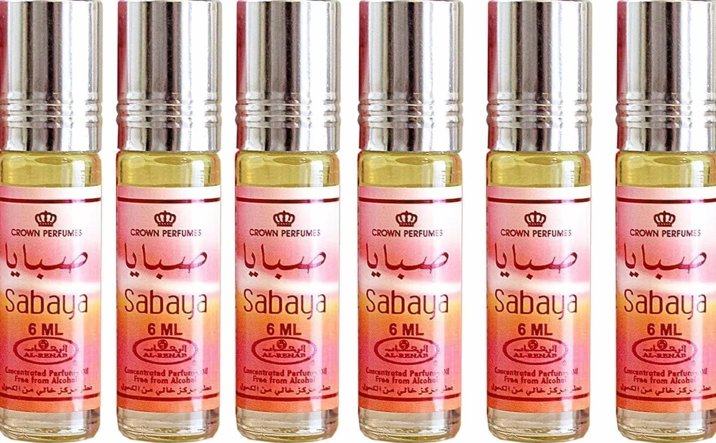 Sabaya Profumo Olio - 6 x 6ml by Al Rehab