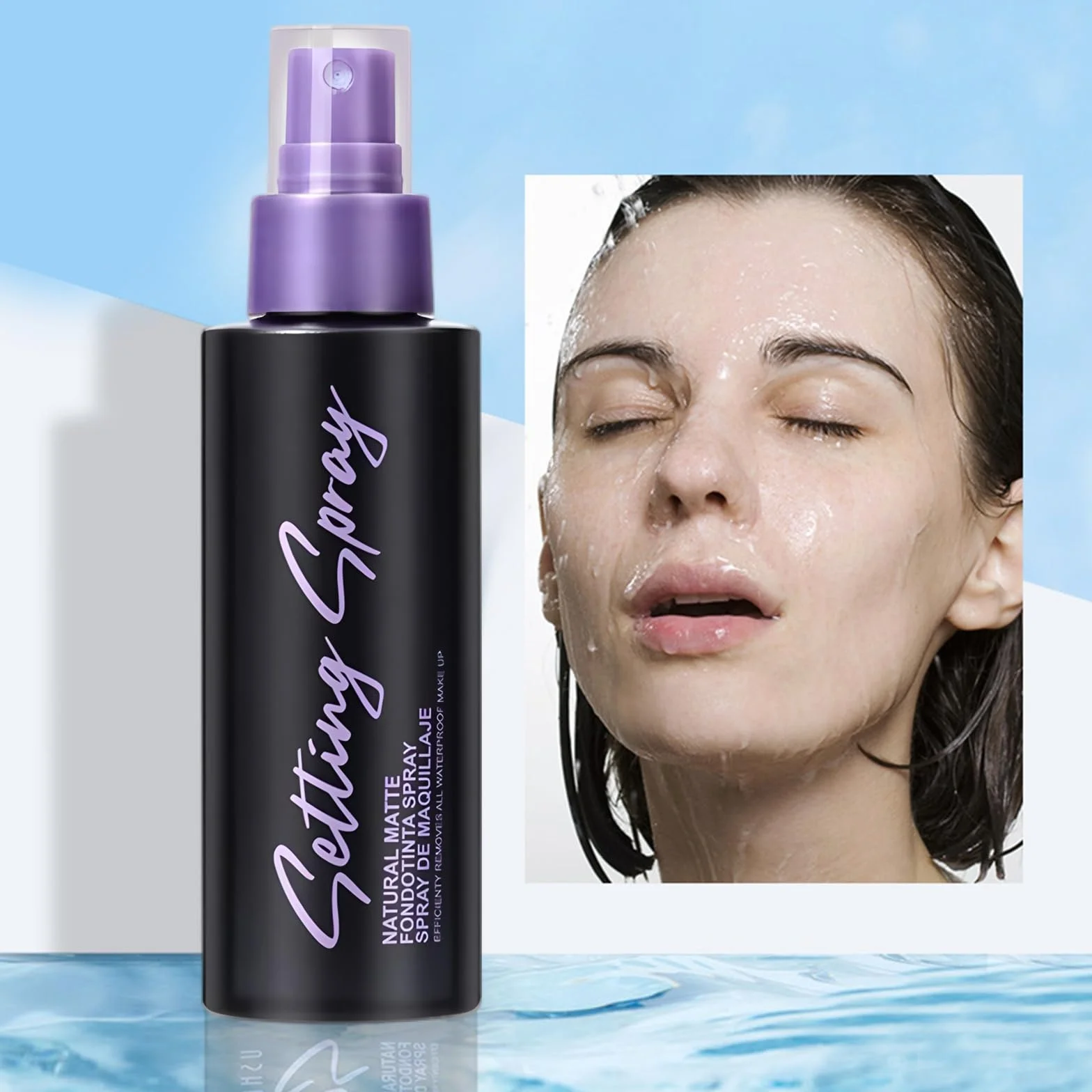 Makeup Setting Spray, Last Keep It Make-Up Fixing Spray, Fissante per il Make-Up, No Transfer, Ad Asciugatura Rapida, A Prova di Sudore e Umidità, Rinfrescante, Idratante,