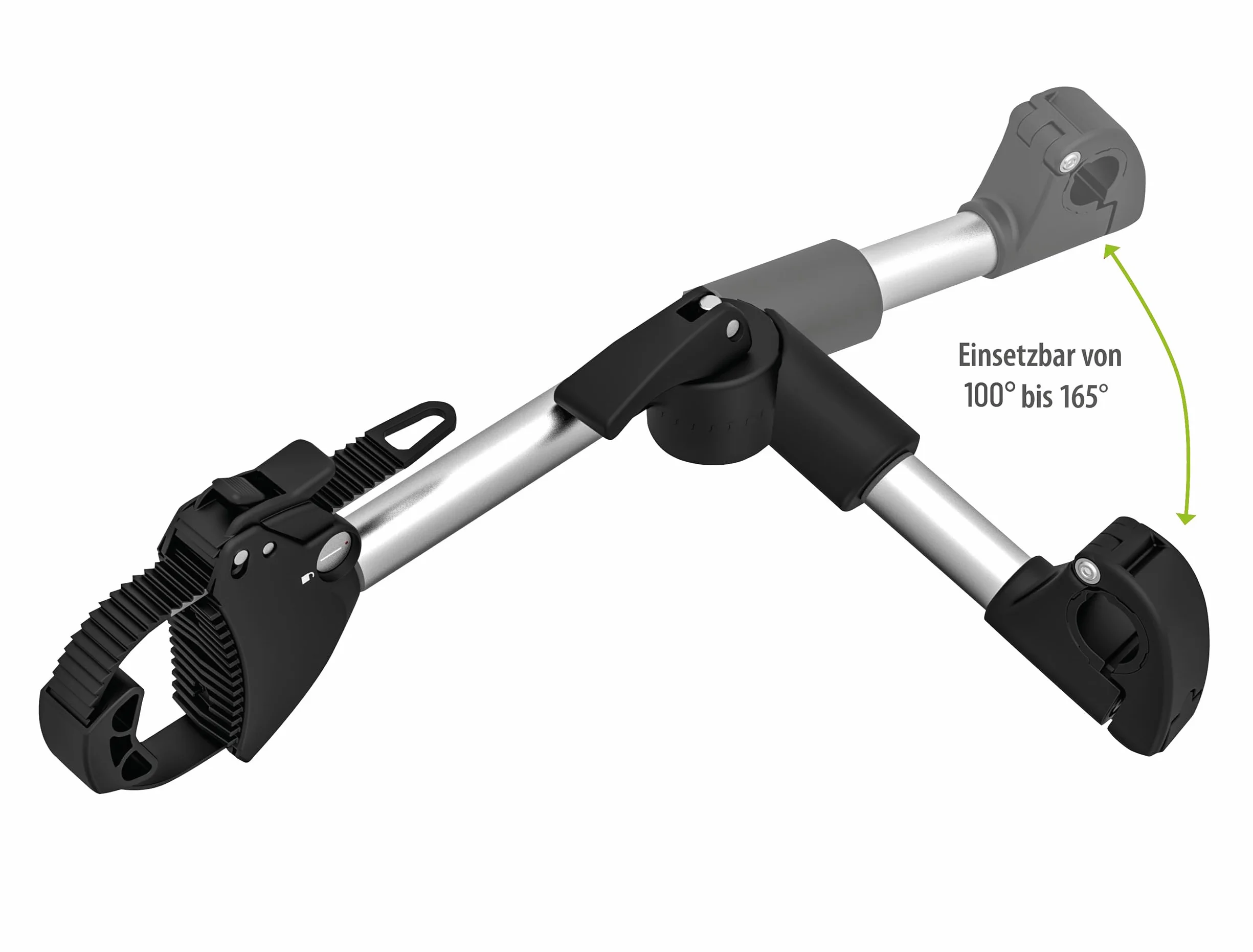 EUFAB 11248 Supporto per telaio regolabile 40 cm nero argento