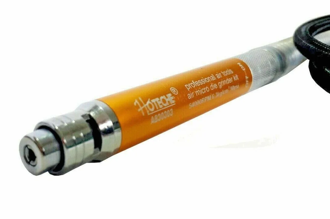 Mini Smerigliatrice Pneumatica ad Aria Compressa 54000 RPM Kit 17 Pezzi 3 mm per Metallo