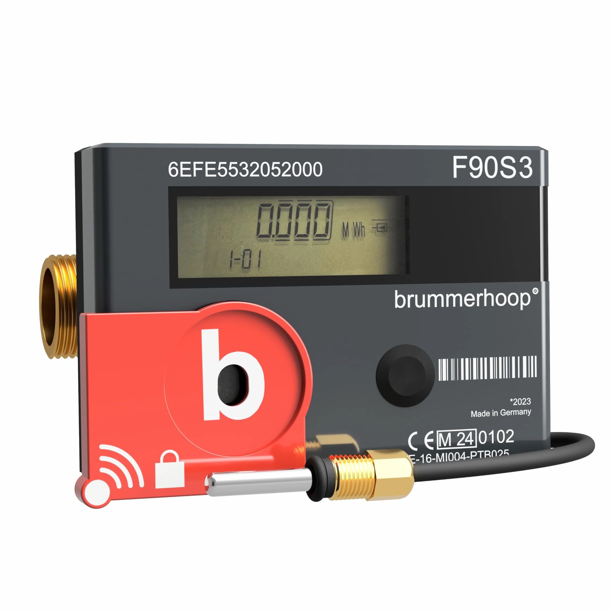 Elster F90S3 Qp0,6 DN15 110 mm contatore di calore radio integrata wireless M-Bus OMS