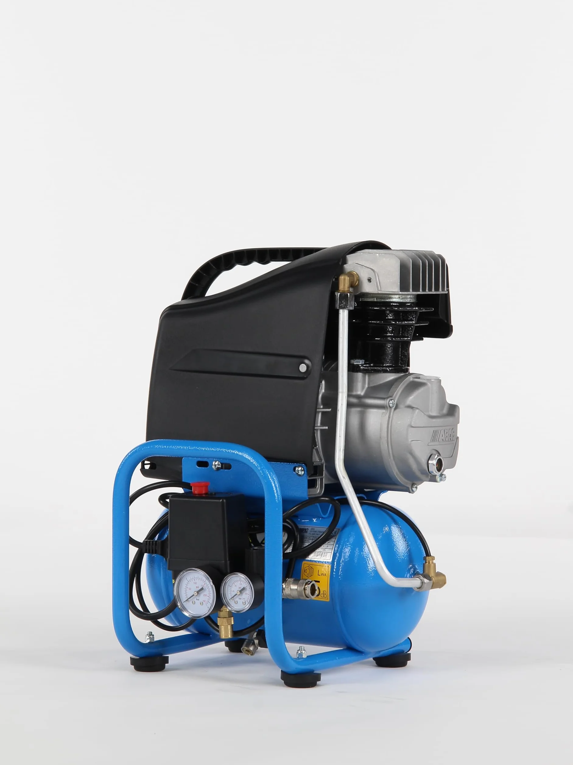 ABAC Compressore d'Aria START L20, 6 Litri, 8 Bar, Potenza 2 CV, Mobile