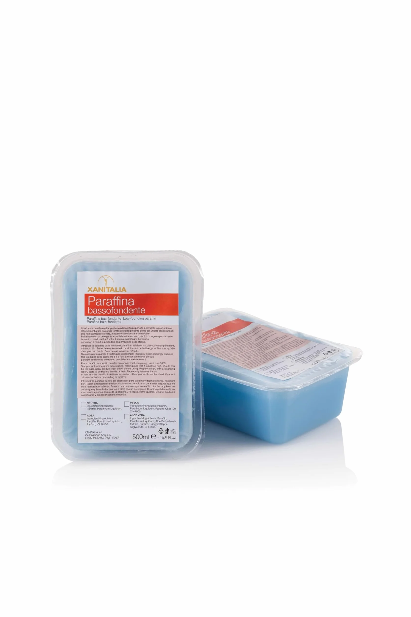 Xanitalia Pro Paraffina Basso Fondente Aloe Vera - 500 Ml