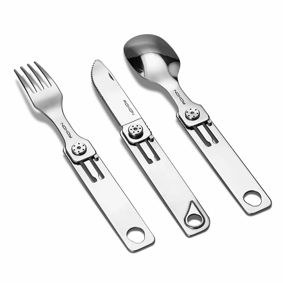 ROXON C1 Posate Staccabili 3 in 1 per Campeggio Outdoor Trekking