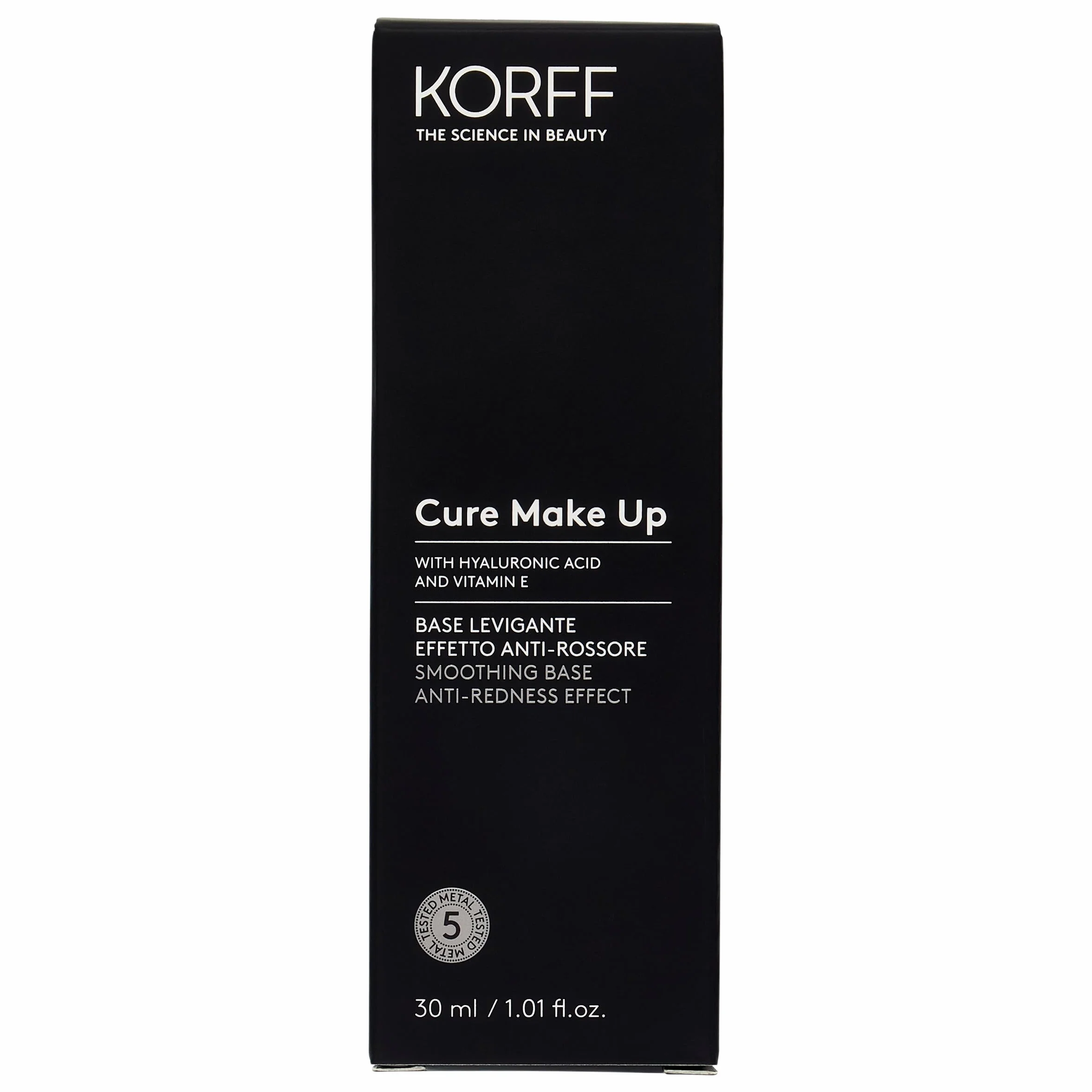 KORFF Cure Make Up Base Levigante, Primer Make Up con Acido Ialuronico