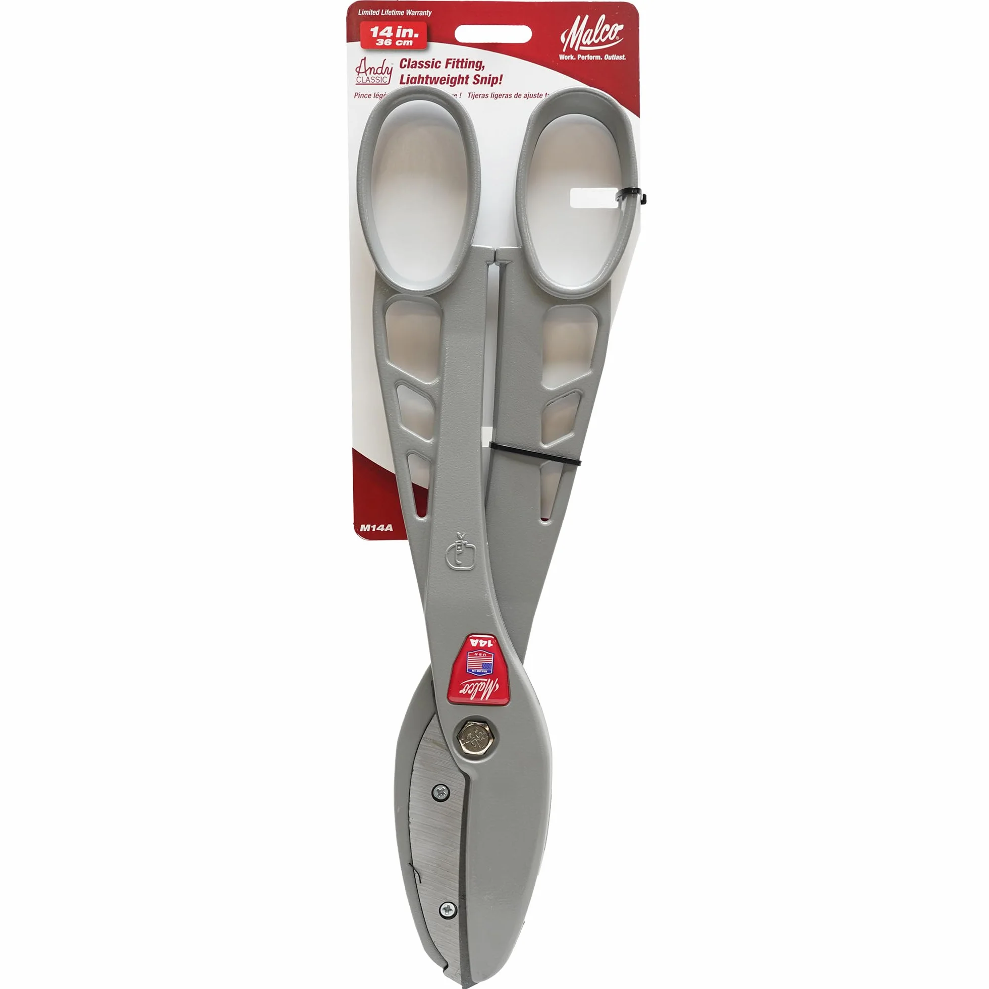 Malco Cesoia in alluminio a taglio dritto M14A 35,6 cm