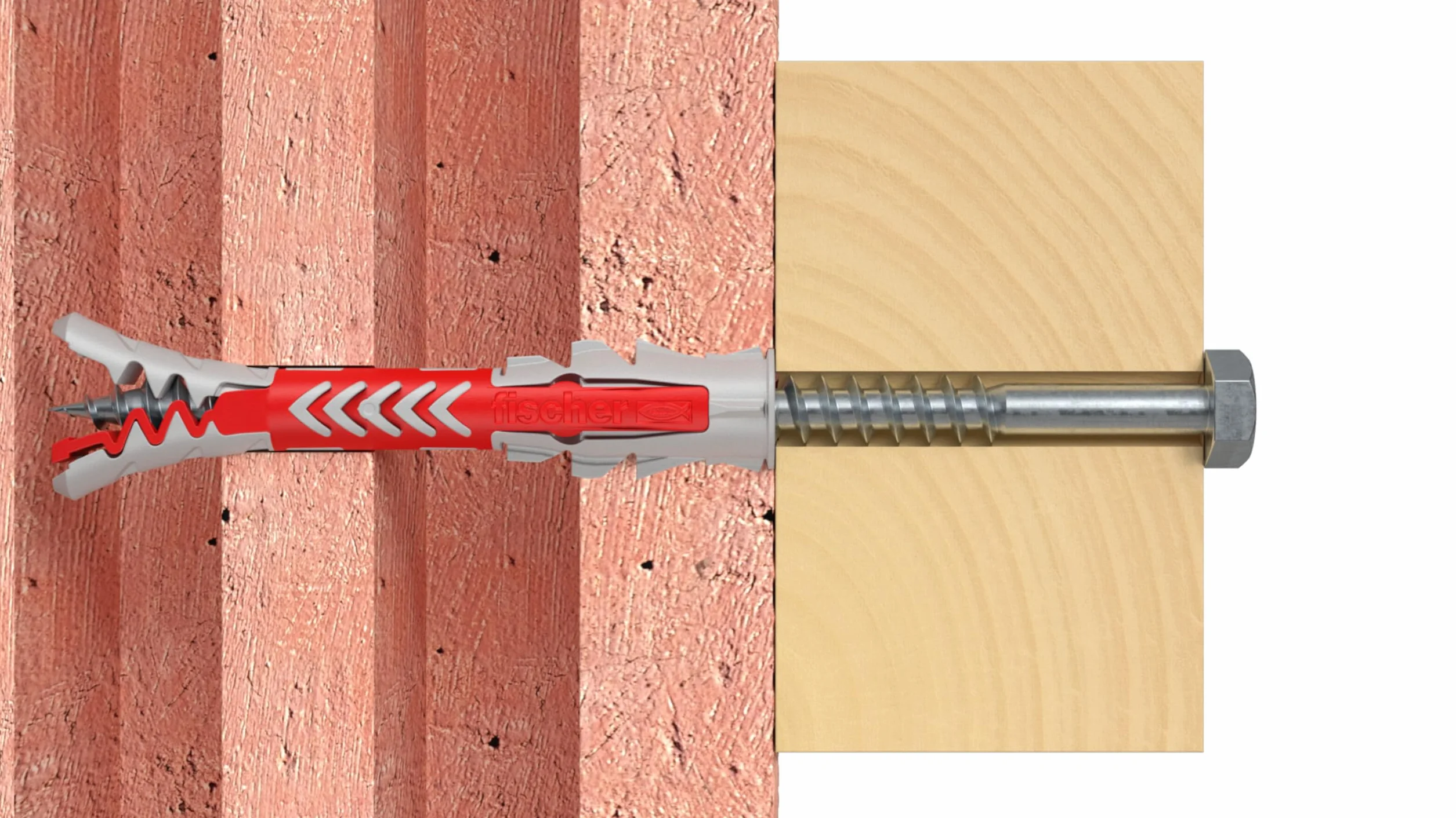 Fischer Duopower Tasselli Lunghi 10x80 mm con Vite Universali per Fissaggio Mensole Pensili Staffe TV