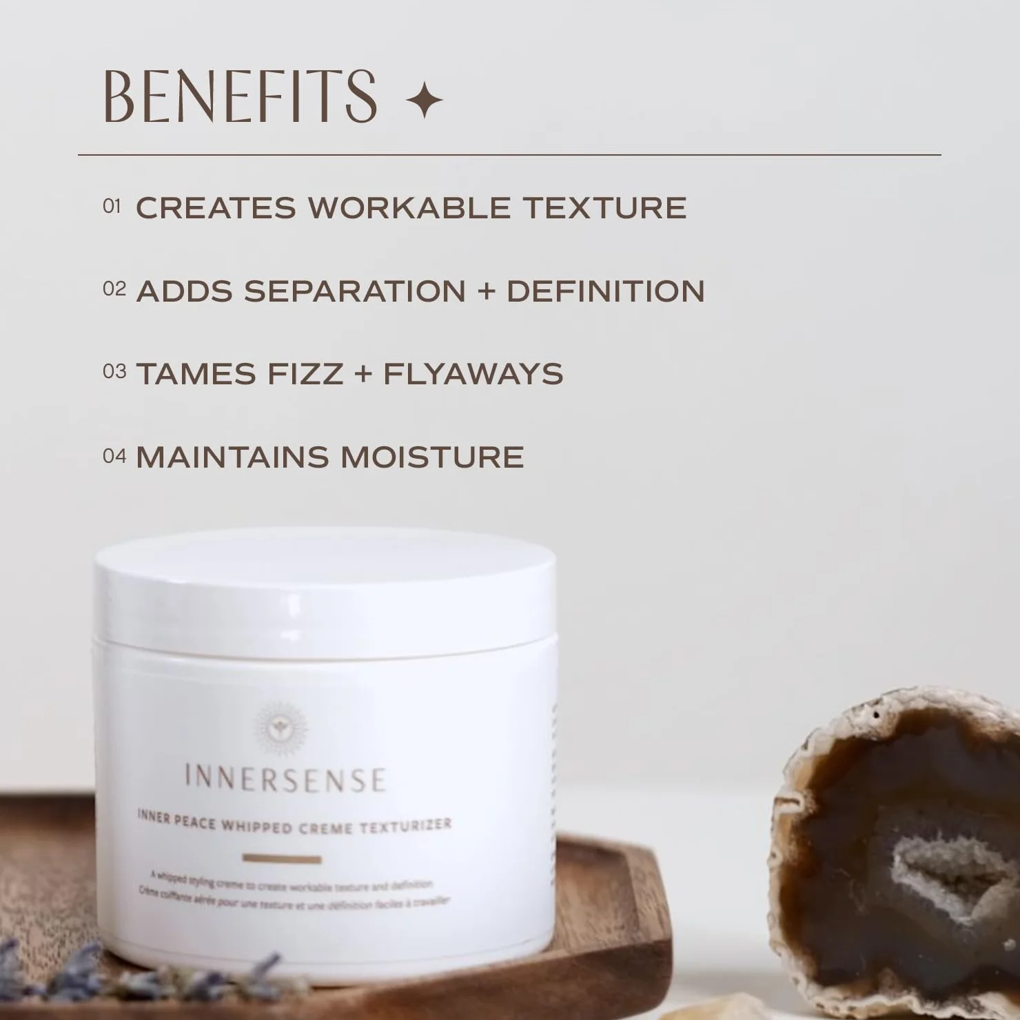 Innersense Organic Beauty I Create Inner Peace Whipped Creme Texturizer -- 100ml