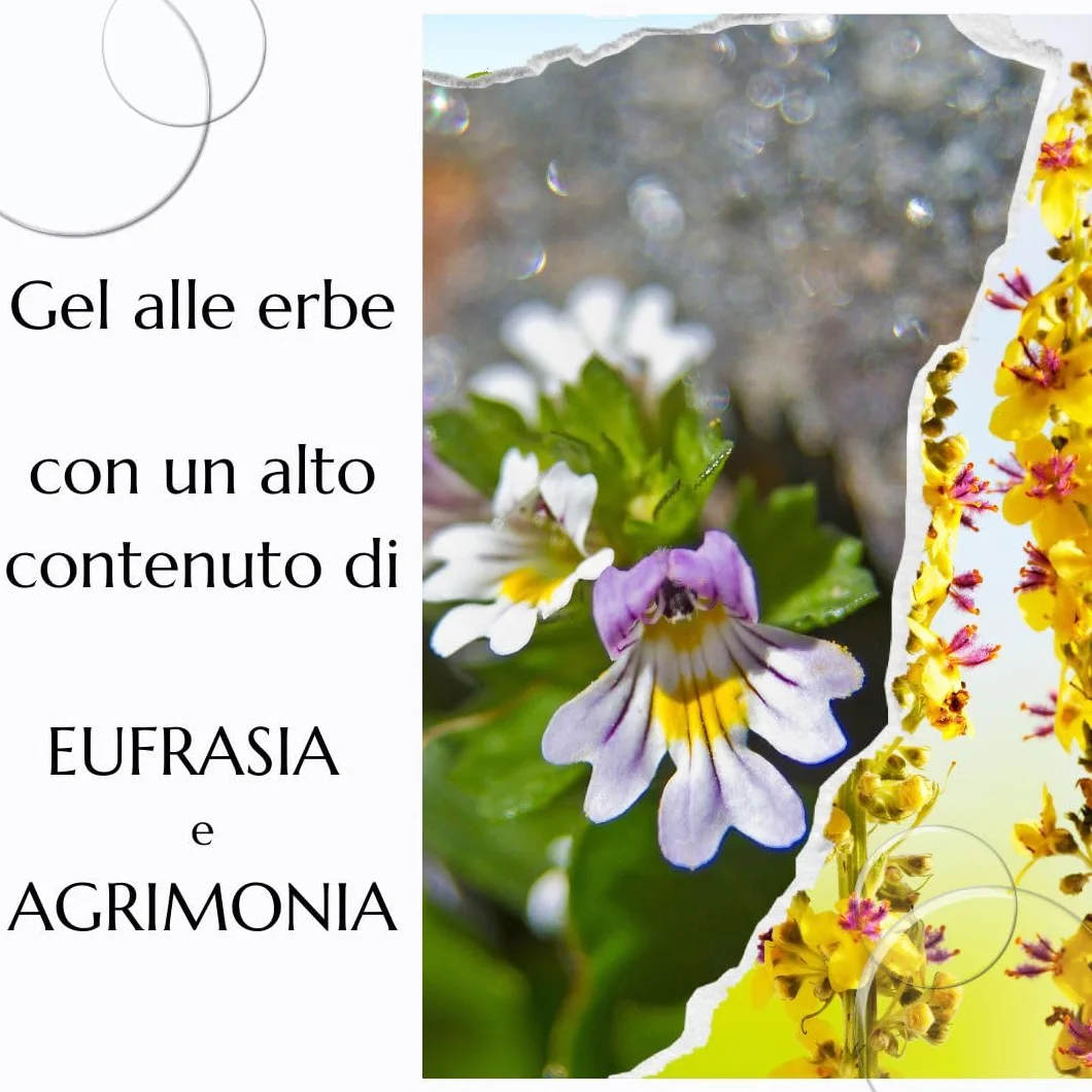 Green idea - Gel Contorno Occhi Rinfrescante - OPTOGEL - con Euphralia, Agrimonia e Pantenolo - Occhi Stanchi e Secchi - Occhi irritati e stressati - Crema palpebrale - 50 ml