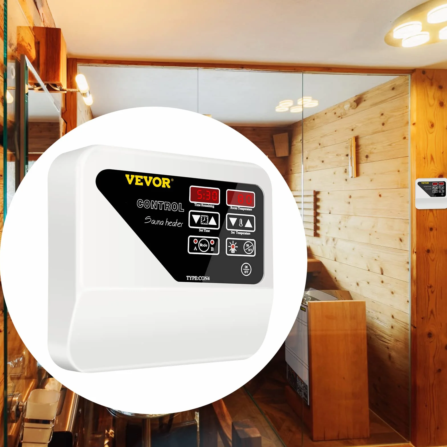 FlowerW Sauna Controller 3-9KW Digitale per Riscaldamento Stufa