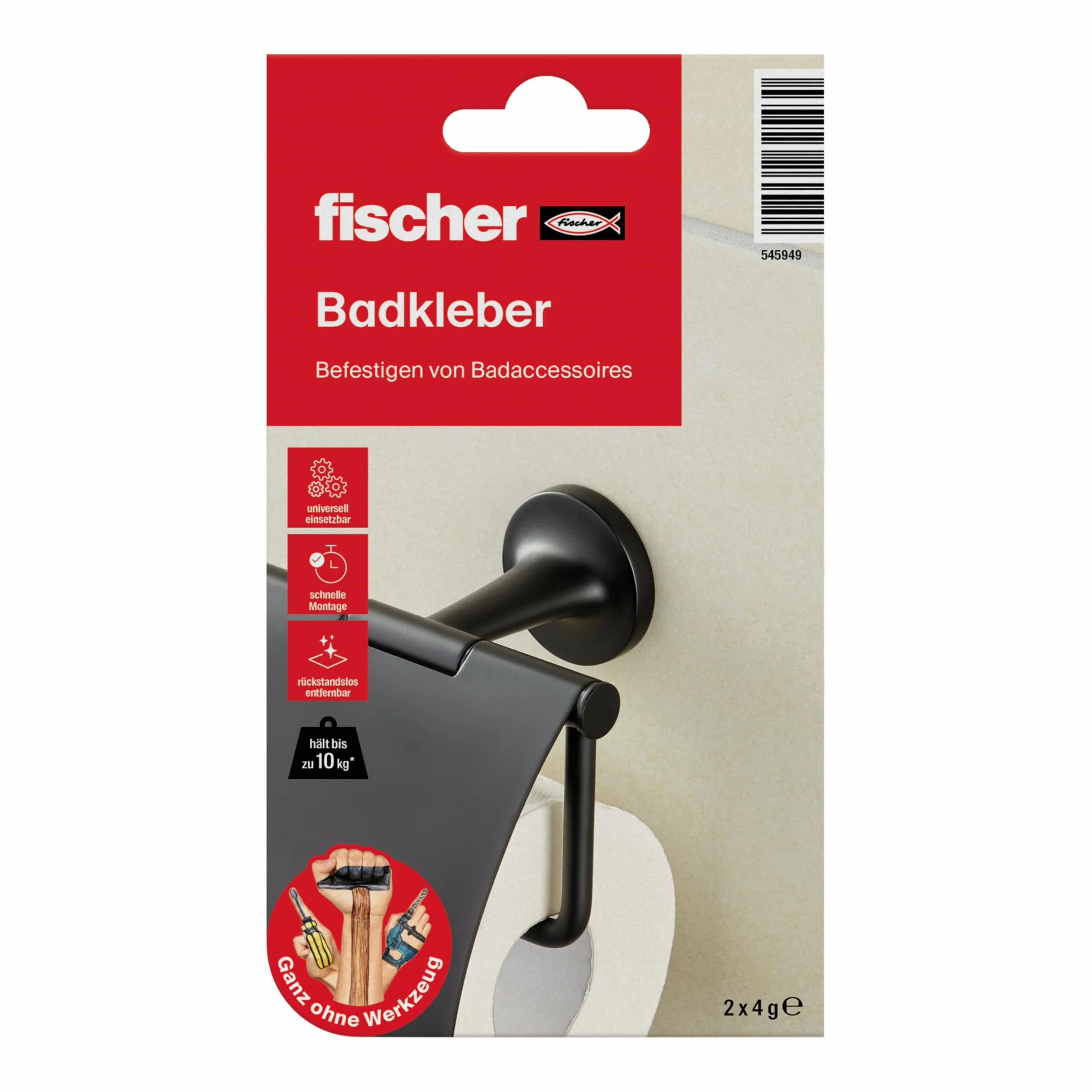 FISCHER PAQUETE DE 2 PEGAMENTOS GOW