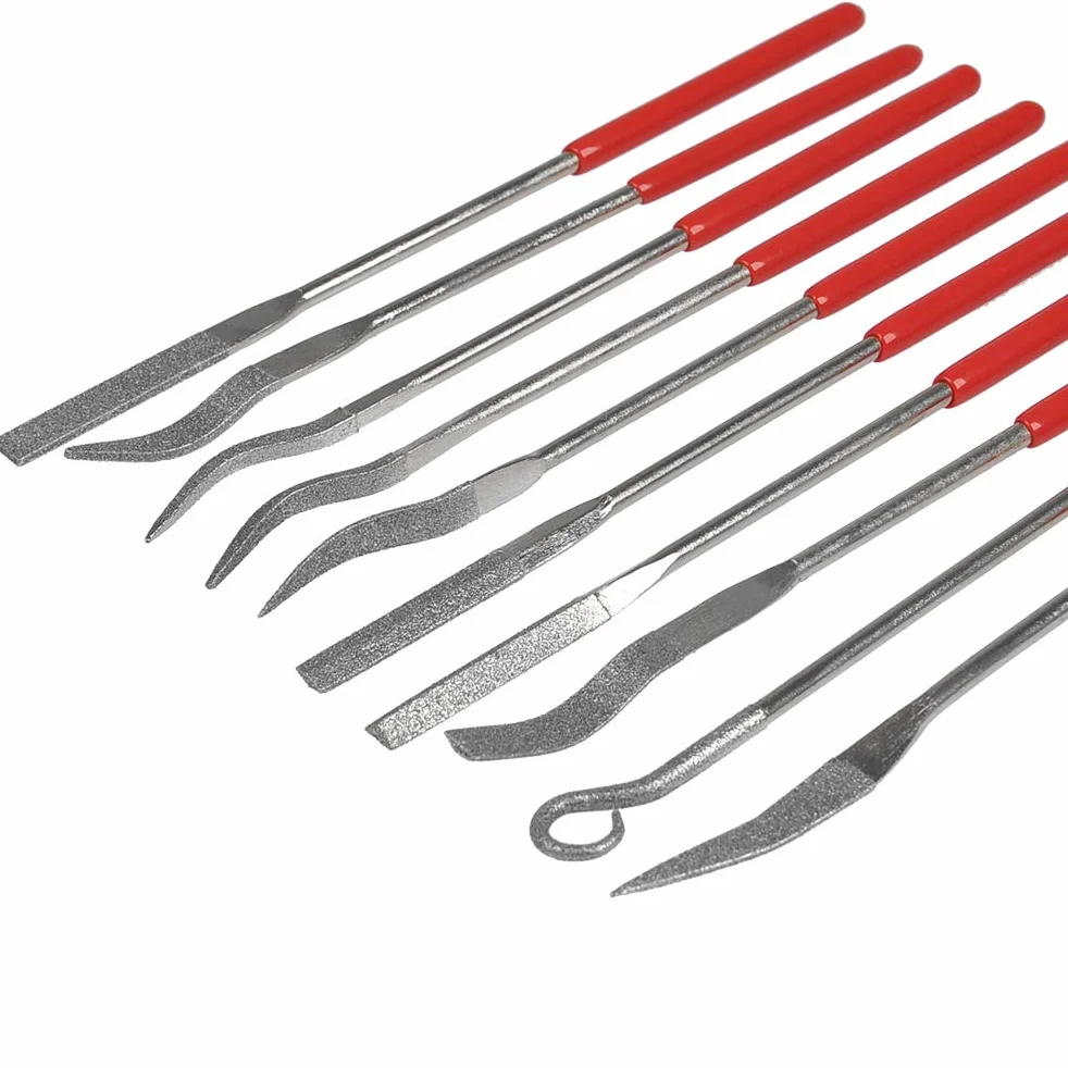 FOCCTS Set 10 Pezzi Lime e Raspe Professionali per Legno Ceramica Terracotta Metallo