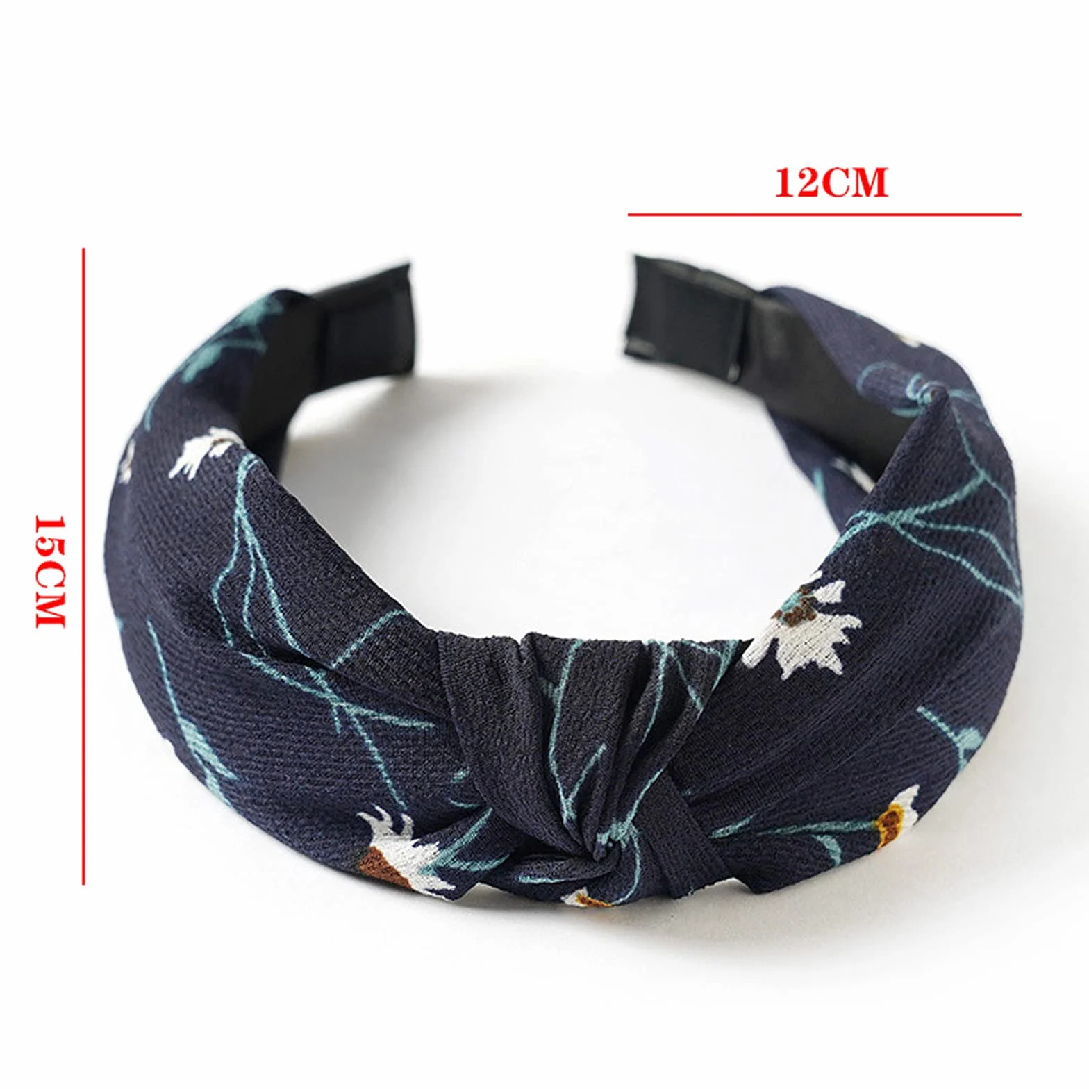 6 Pezzi Cerchietti per Capelli Donna, VEGCOO Fasce Per Capelli Vintage Boho - Elastic Floral Print Fascia per Capelli Accessori per Ragazza Donna