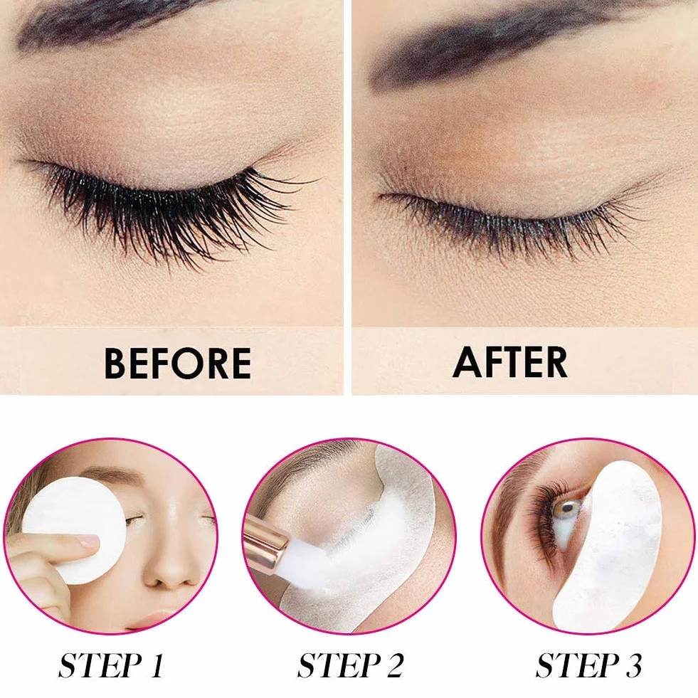 Detergente Ciglia 60ml Pulitore per Ciglia Shampoo per Ciglia Lavaggio Dai un Pennello Morbido Lash Shampoo