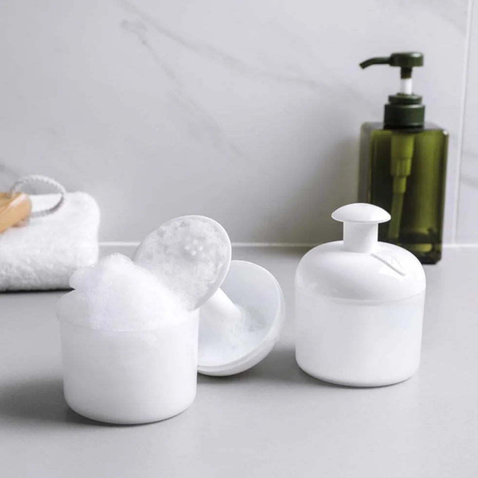 DEWIN Foamer per Il Viso, Creatore di Bolle di Schiuma Foam Maker Detergente Portatile Tazza di Schiuma di Gel Doccia Face Clean Tool Bubble Foamer