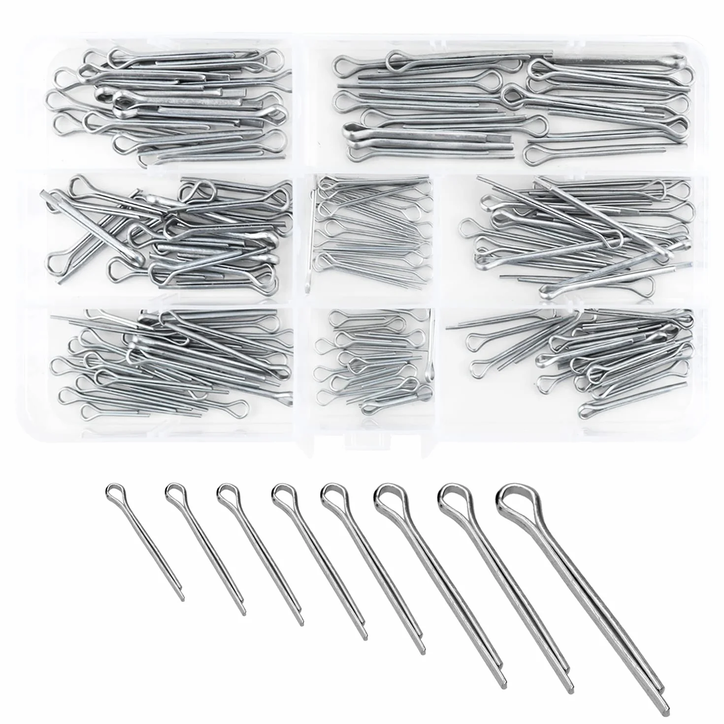 Set Di Coppiglie In Acciaio Inossidabile 160 Pezzi M1.5 M2 M2.5 Coppiglia Spaccate Perni Elastiche