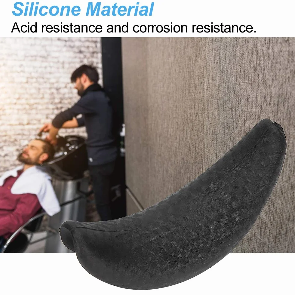 Scaldacollo per Lavatesta, Cuscino per Lavabo Parrucchiere, Poggiatesta Shampoo, Poggia Collo in Silicone Antiscivolo, Salon Testa Protezione Poggiatesta Strumento Lavaggio Dei Capelli Uso Domestico