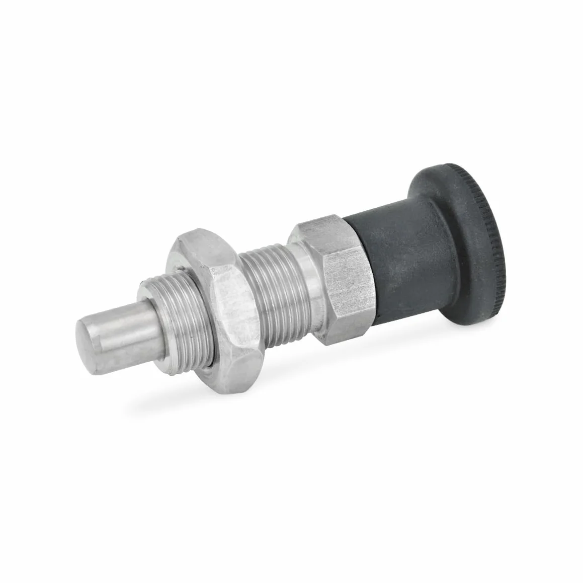 Ganter GN 817-8-12-BK-NI Bullone bloccaggio acciaio inox perno nichelato 1 pezzo