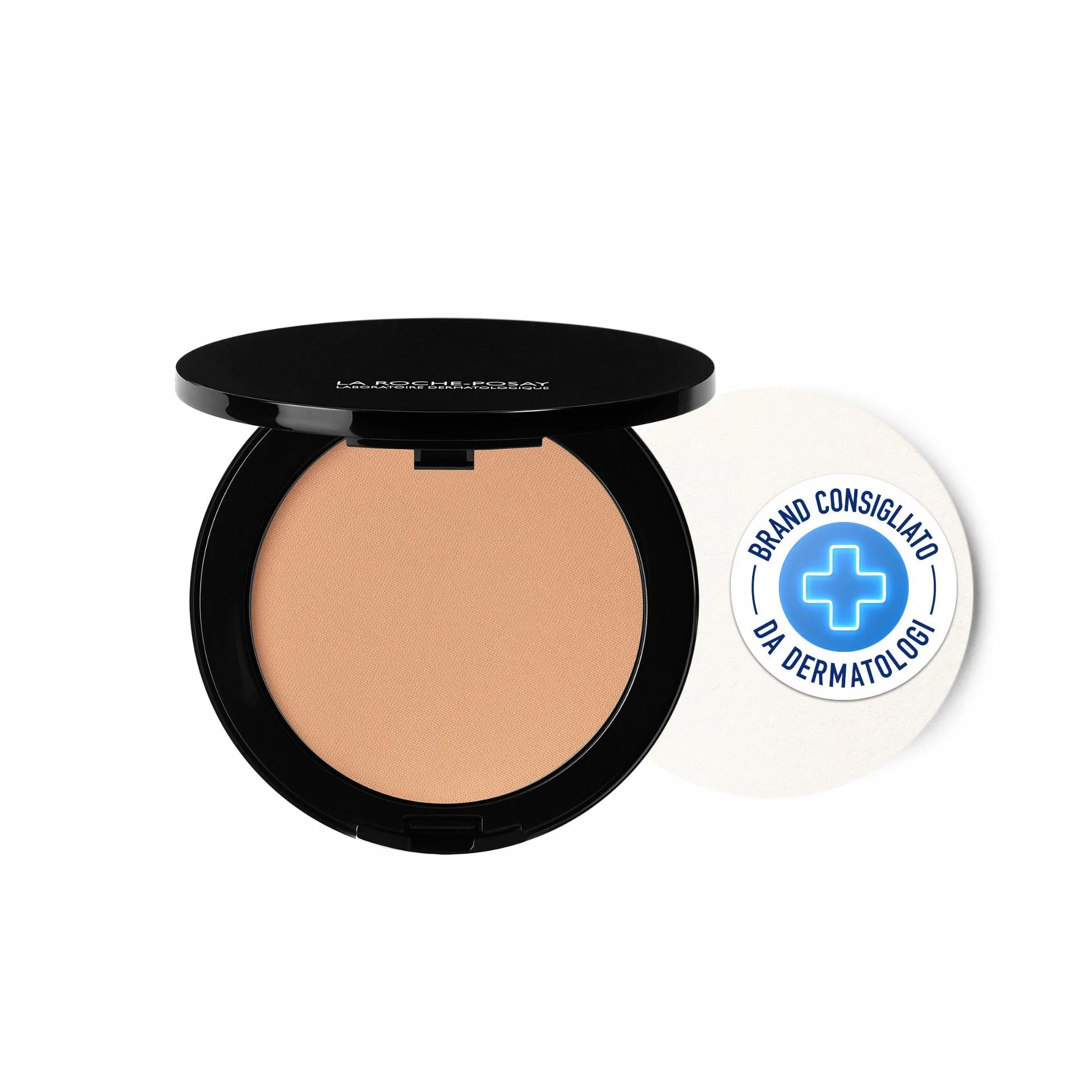 La Roche-Posay Toleriane, Fondotinta Compatto in Polvere SPF25, Effetto Coprente sulle Imperfezioni, Non Ostruisce i Pori, Con Perlite, e Pigmenti Purificati Minerali, Tonalità: 14, 9,5 g