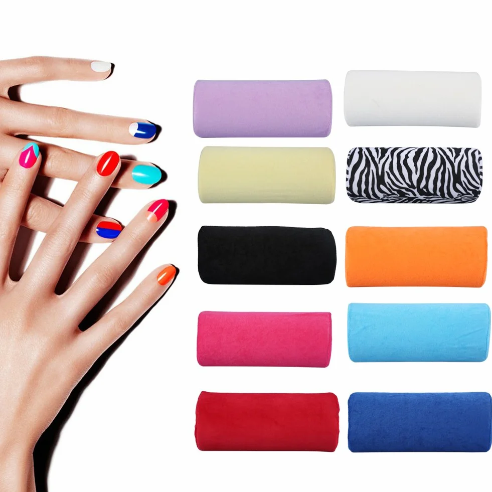 Unghie Mano Cuscino Unghie Mano Cuscino Nail Art Smalto Trucco Bellezza Accessori