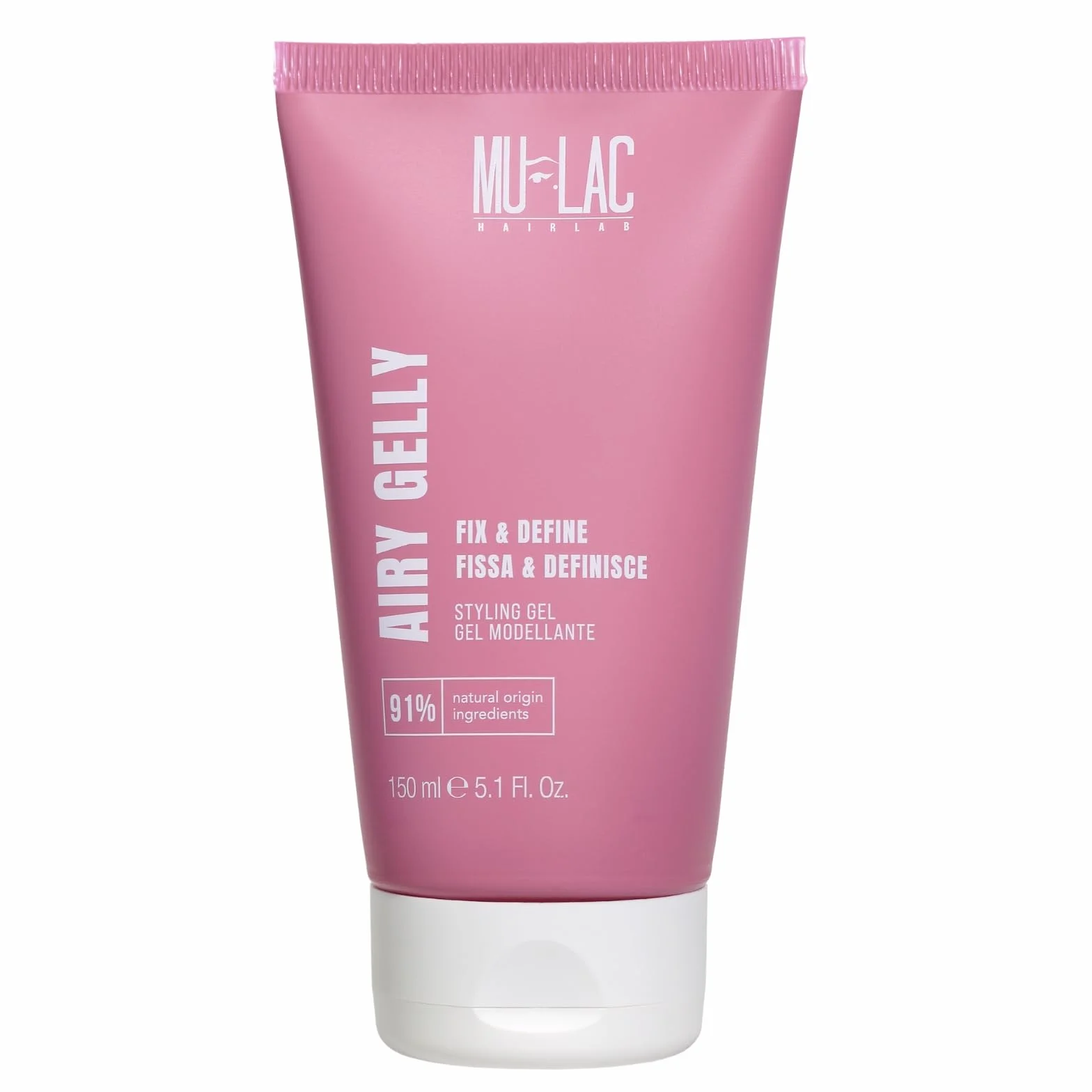Mulac Cosmetics AIR GELLY Gel Modellante adatto a tutti i tipi di capelli Fissa e Definisce Vegan 150 ml