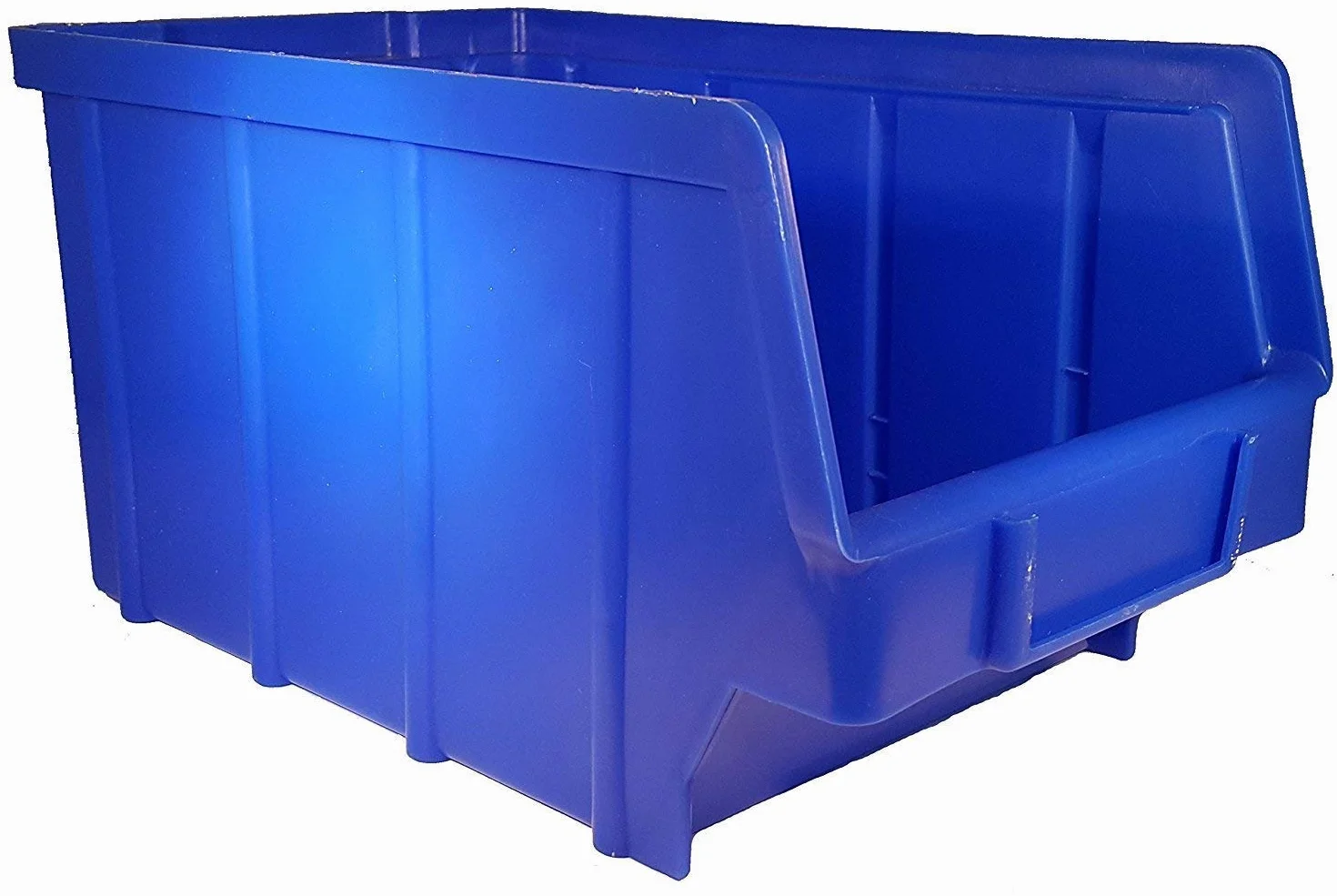 Scatole portaoggetti impilabili blu 4 pezzi 222 x 340 x 157 mm