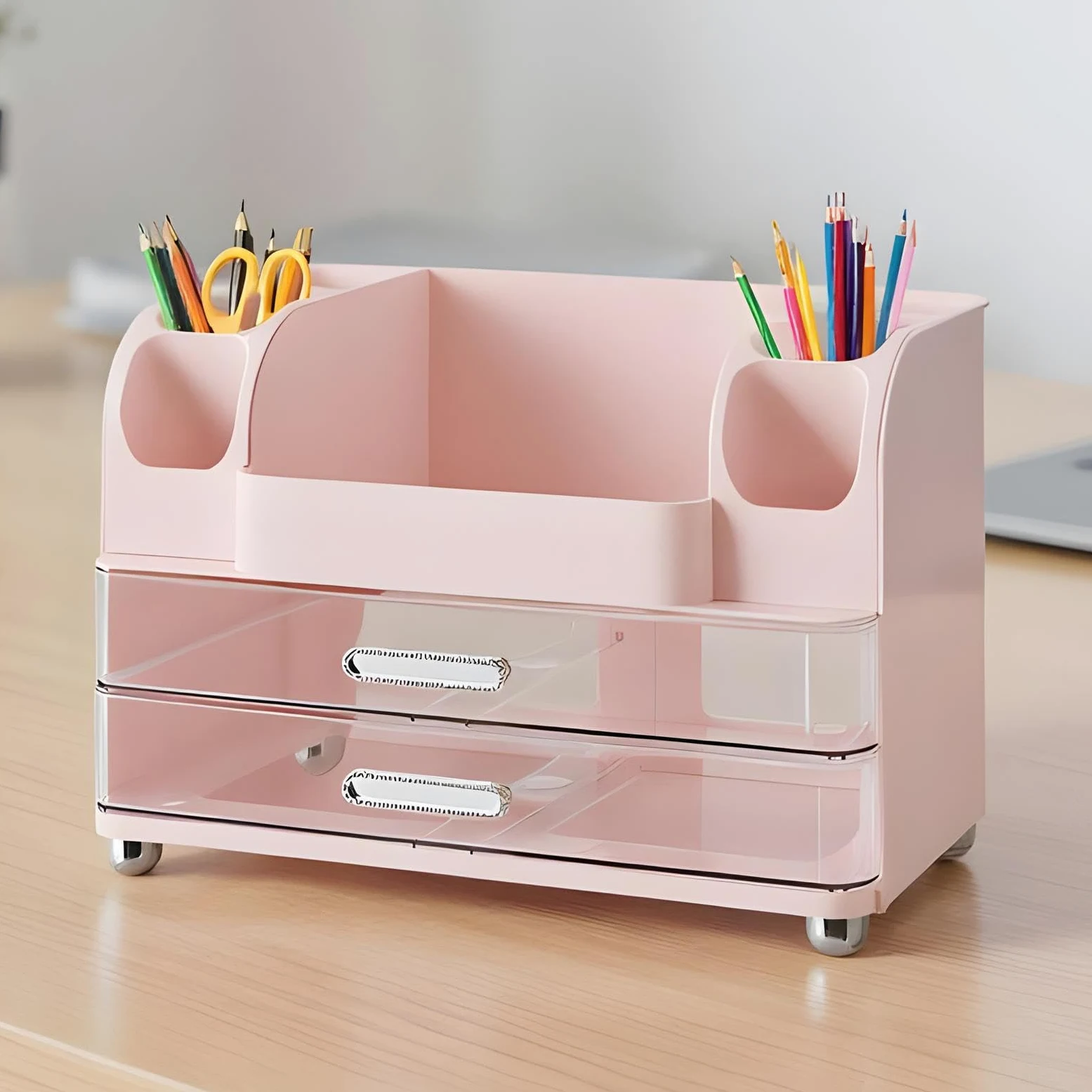 Organizzatore per Trucco da Toeletta Mensola Contenitore Cosmetici | Portacosmetici da Tavolo Organizzatore per Trucco, Toilette, Gioielli, Artigianato, per Bagno, Scrivania, Armadio, Ca