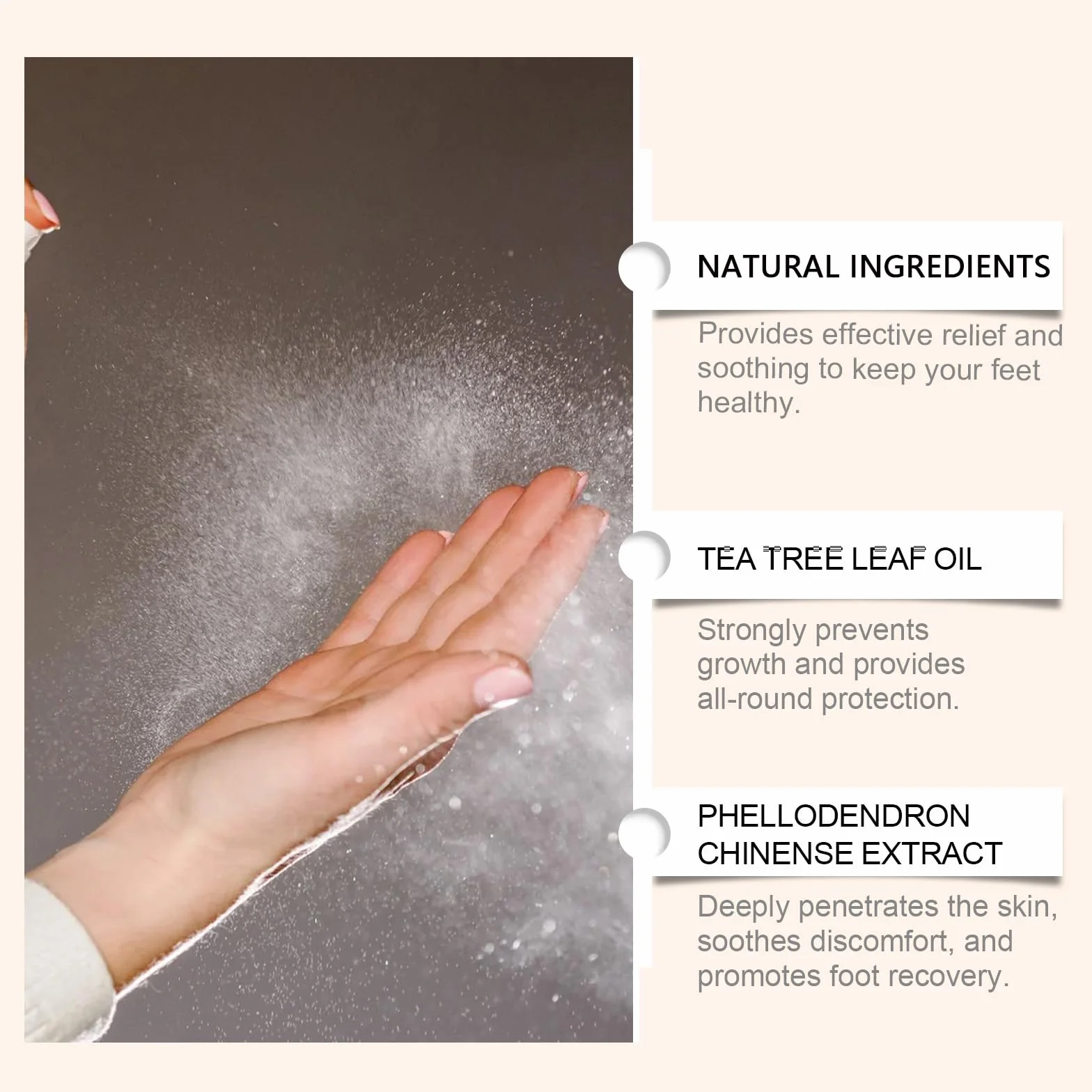 Timilk Advanced Nail Repair Spray, siero e rinforzante per unghie, idratante per unghie visibilmente più sane, nuovo trattamento lenitivo 2025, crescita sana con cura del piede e delle unghie (3 pezzi