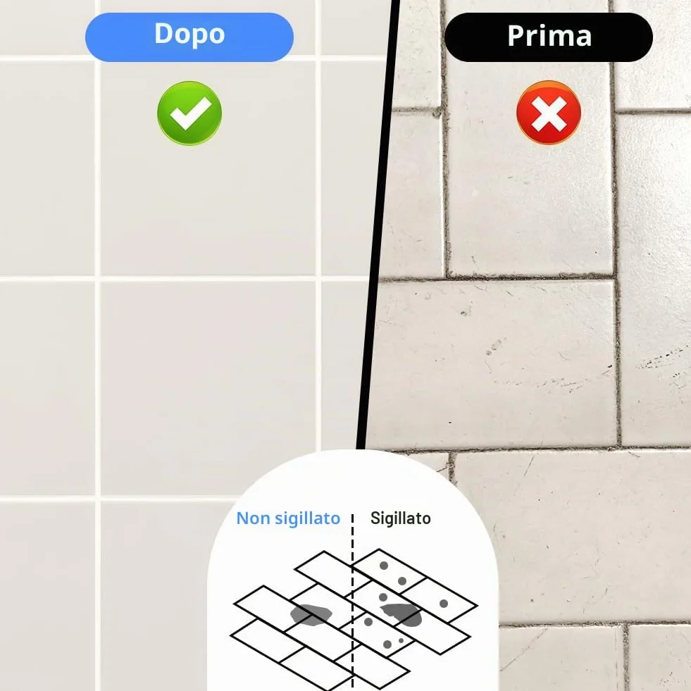 Flintronic Penna per Fughe Piastrelle 10PCS Stucco per Fughe Strette Sbianca e Ripristina Giunti Bagno Cucina Pavimenti Parete