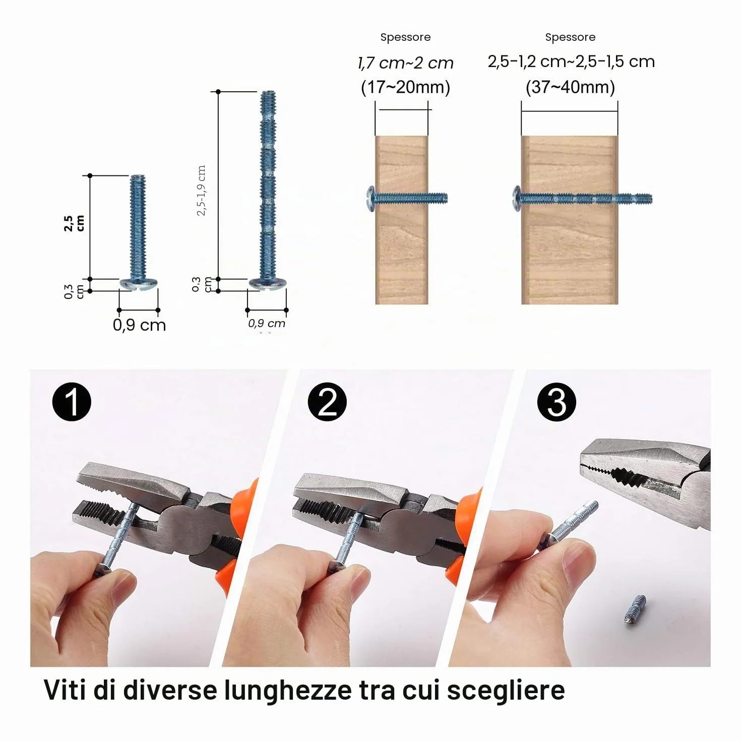 Maniglie per Mobili da Cucina Nero 128 mm Acciaio Inossidabile Amerdeco 10 Pezzi
