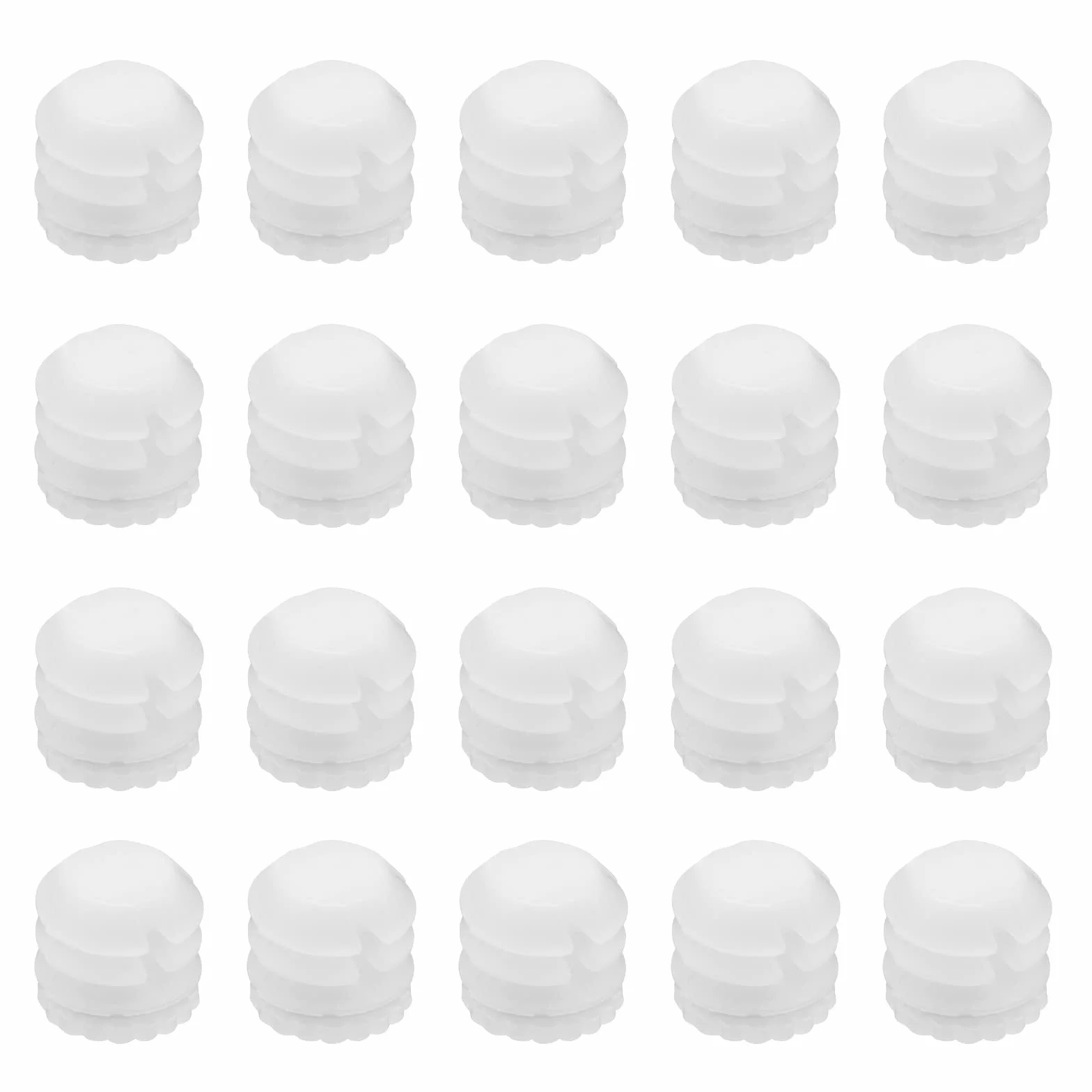Tasselli Ad Espansione In Plastica 100 Pezzi M4x8mm 8.8x8mm Armadio Accessori