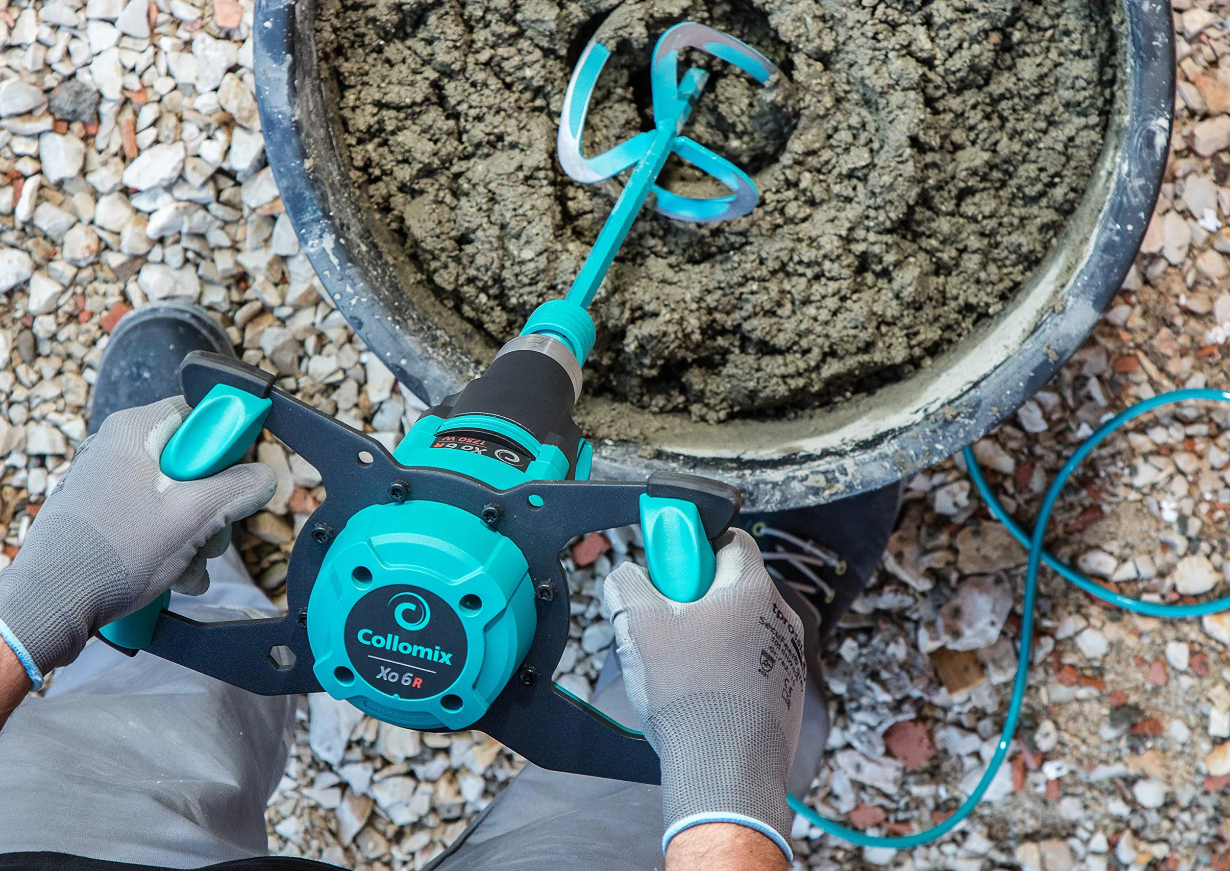 Collomix Varilla mezcla MK 120 HF turquoise