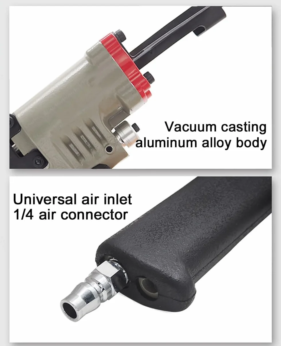 Pinza pneumatica per anelli a C 3,2-10 mm Pistola ad anello per cavi elettrici gabbie recinzione