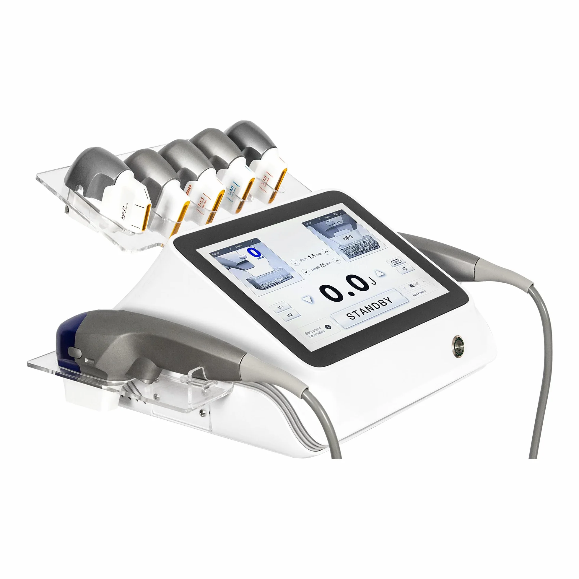 Macchina Estetica Multifunzionale con Radiofrequenza ed EMS, Dispositivo Professionale per Cura della Pelle e Modellamento Corpo per Centri Estetici e Saloni di Bellezza