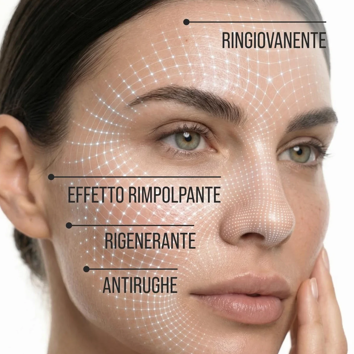 7DAYS Crema Viso e Collo Coreana Antirughe al Retinolo con Rullo Massaggiante – Effetto Lifting Rassodante e Compattezza, Azione Levigante, per Rughe e Linee Sottili, per il Doppio Mento, 80 ml