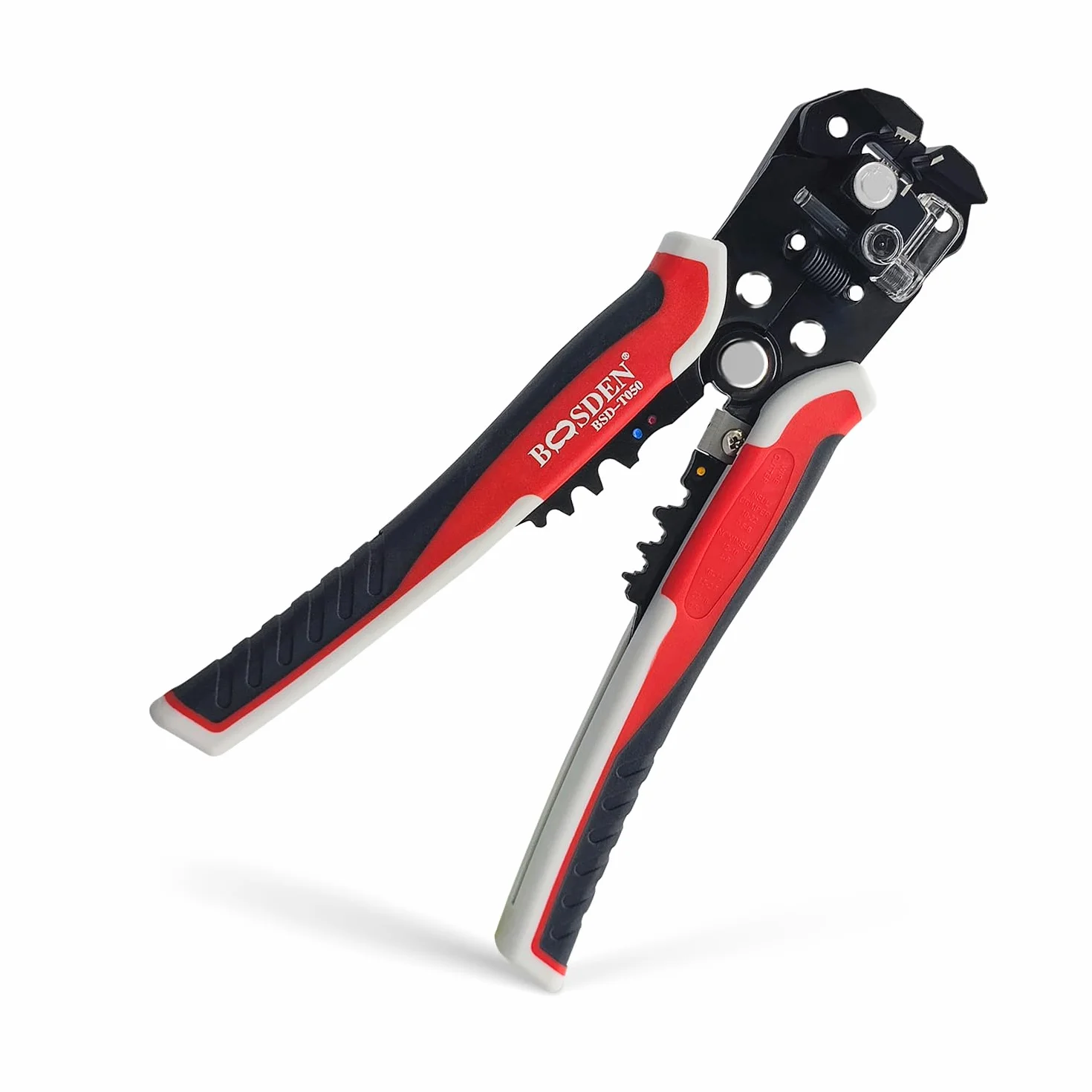 BOOSDEN Pinza Spelafili Automatica 3 in 1 Spelacavi Multifunzione 0.2-6mm² 24-10 AWG